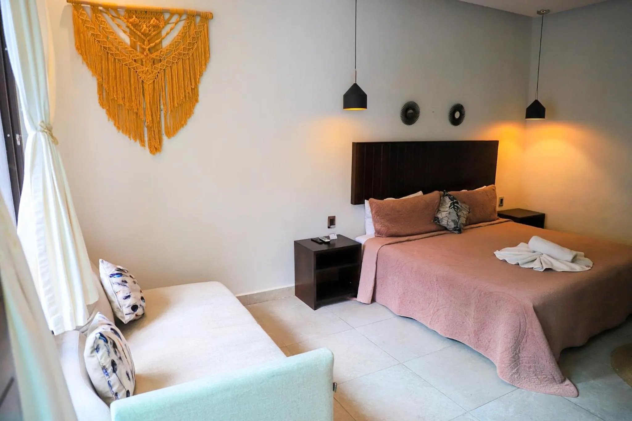 Bed in Hotel Diosa del Agua Bacalar