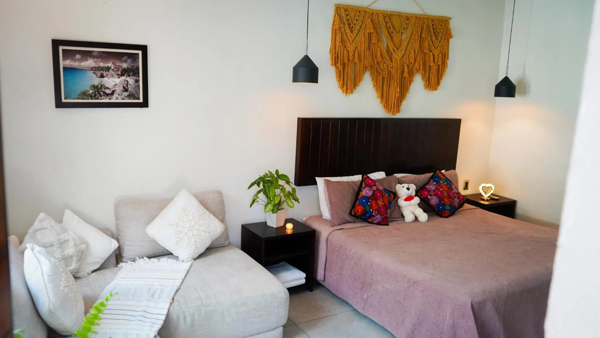 Bed in Hotel Diosa del Agua Bacalar