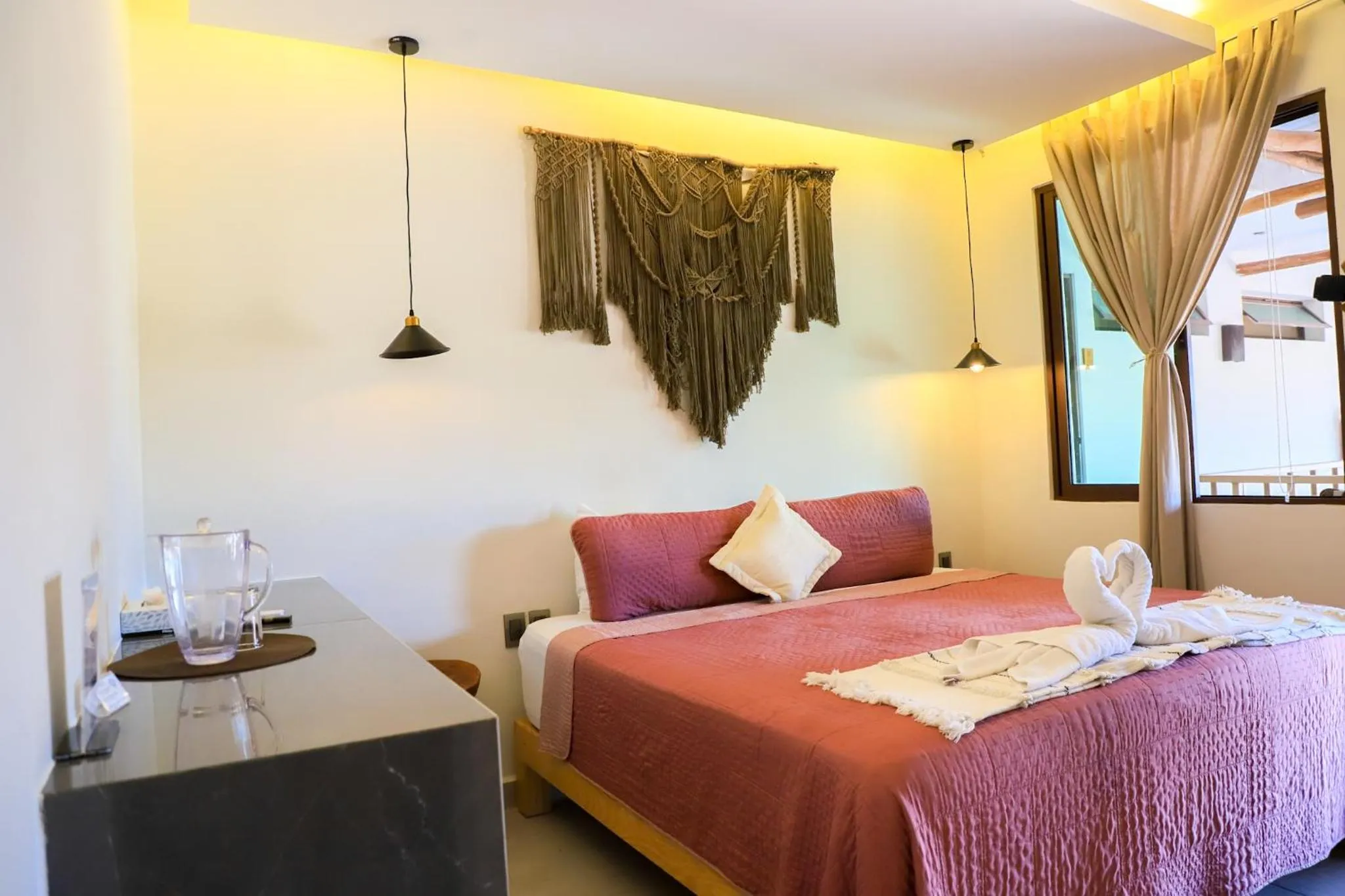 Bed in Hotel Diosa del Agua Bacalar