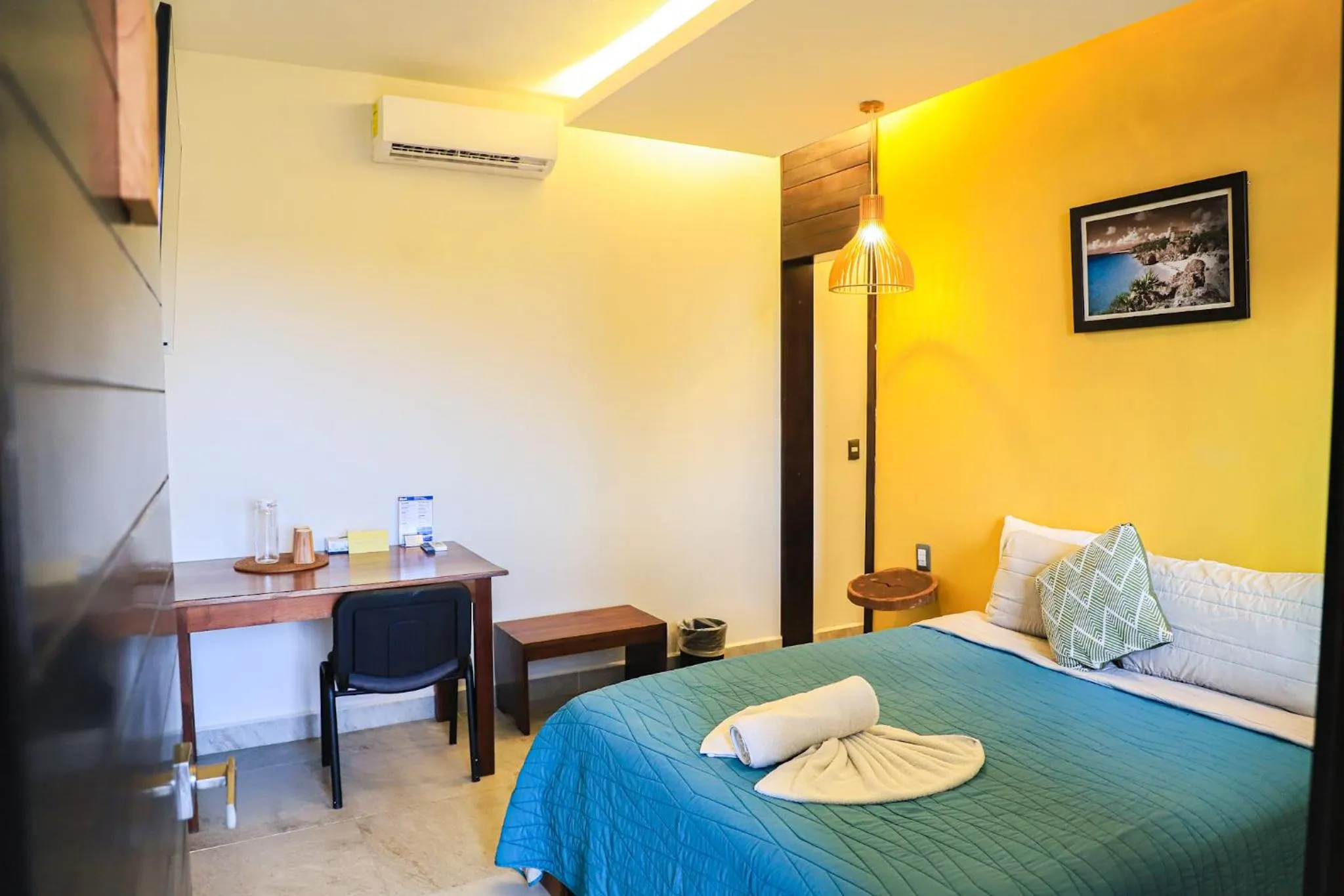 Bed in Hotel Diosa del Agua Bacalar