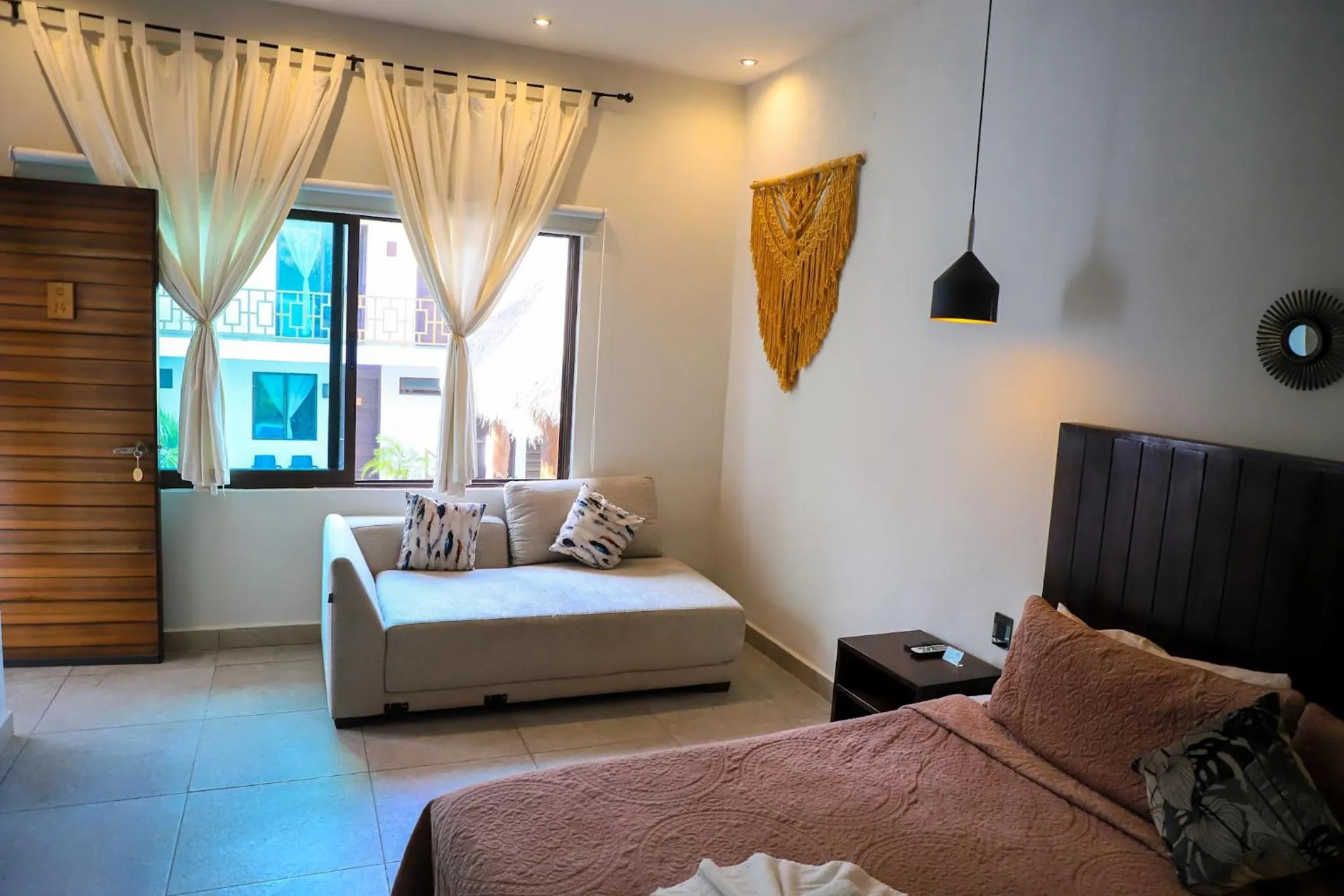 Bed in Hotel Diosa del Agua Bacalar