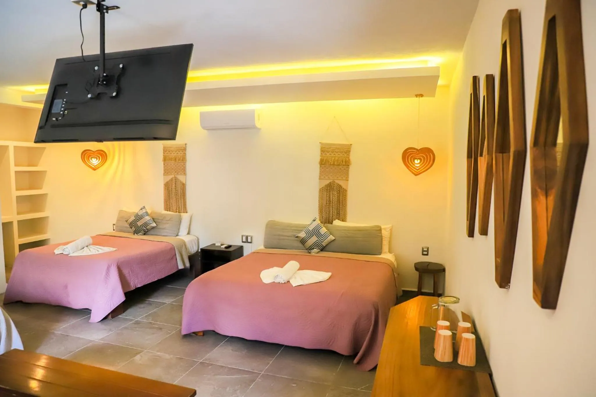 Bed in Hotel Diosa del Agua Bacalar