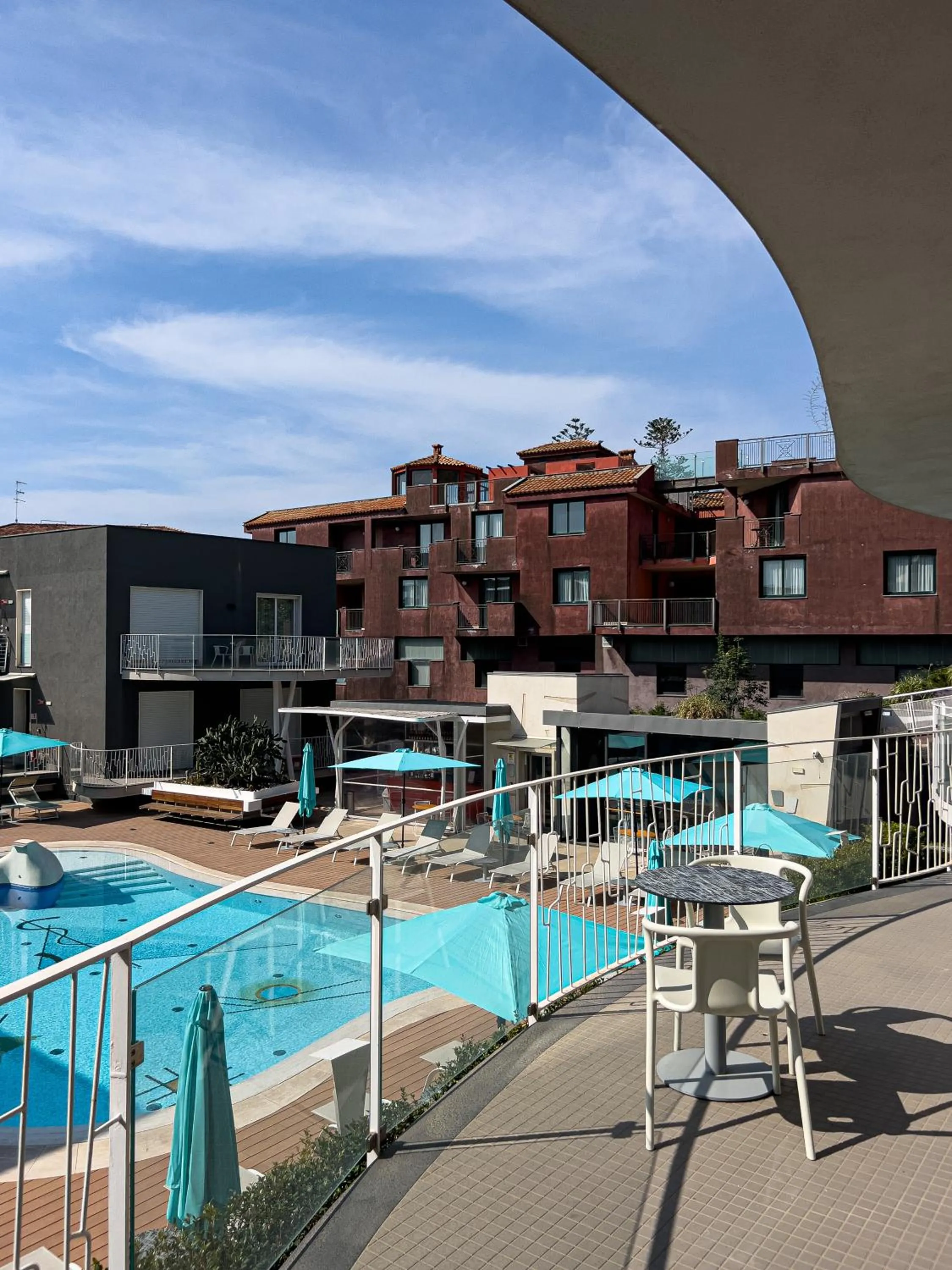 Pool view in Ciclope Resort