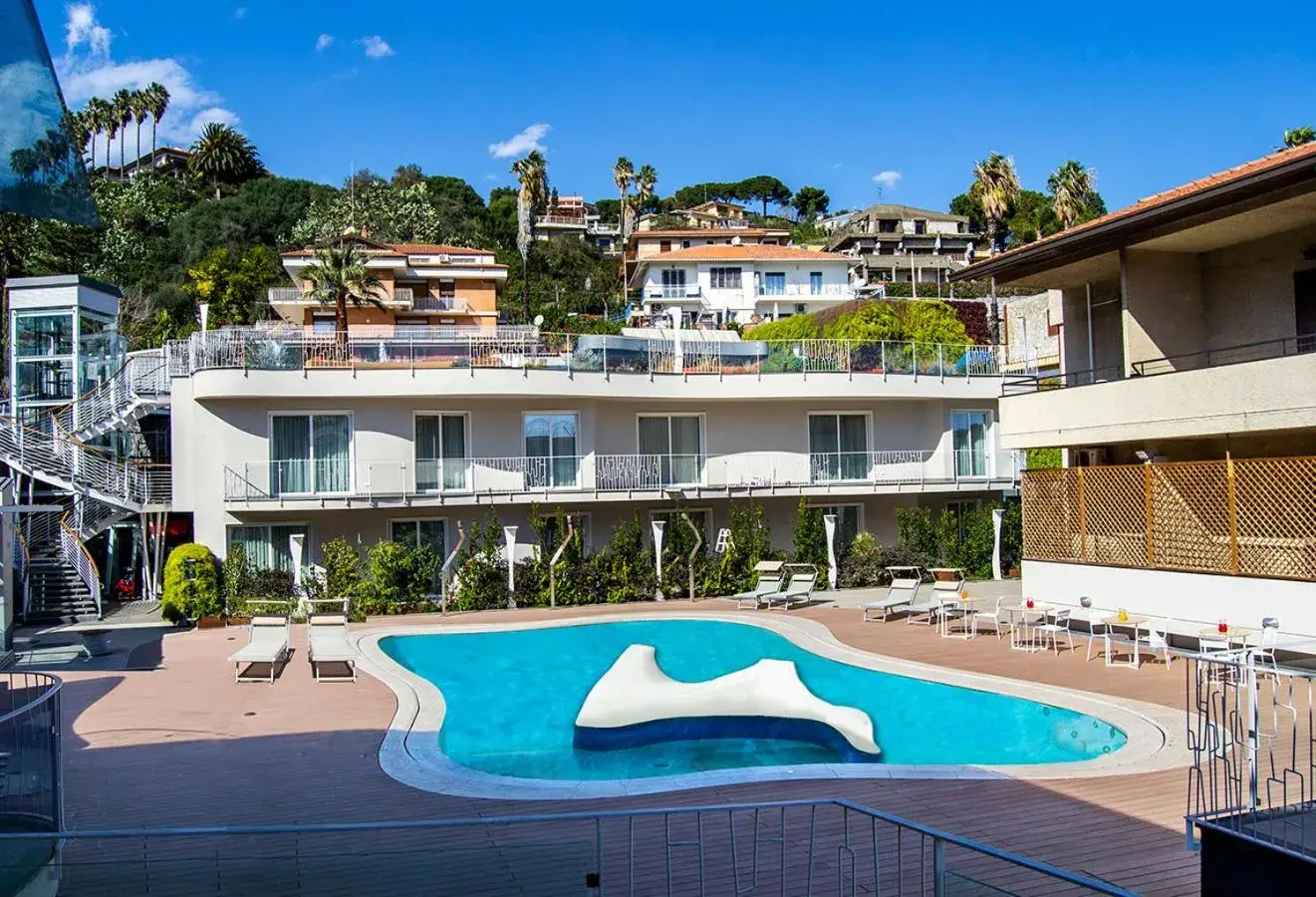 Pool view in Ciclope Resort Pool view in Ciclope Resort
