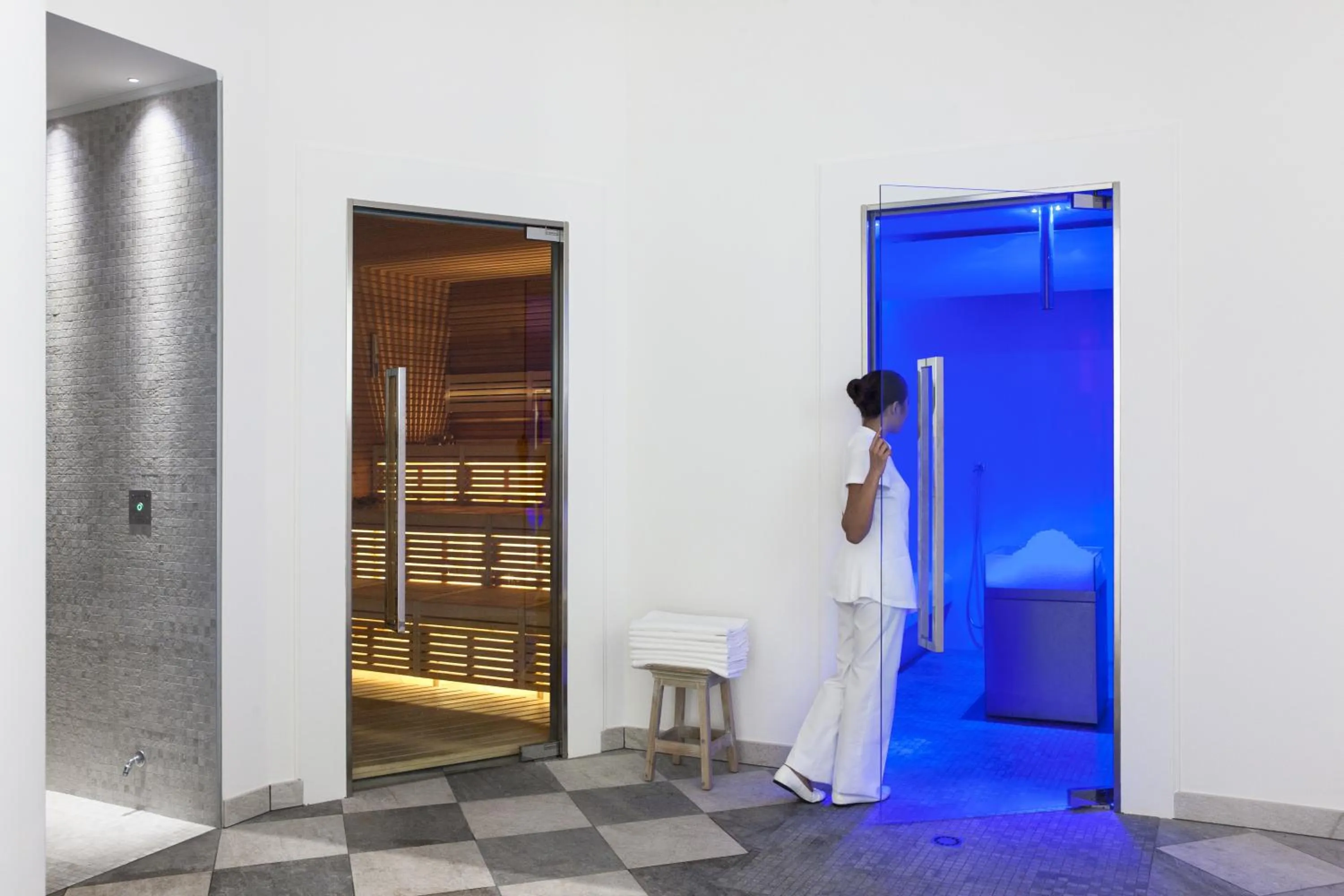 Sauna in Grand Hotel Trieste & Victoria