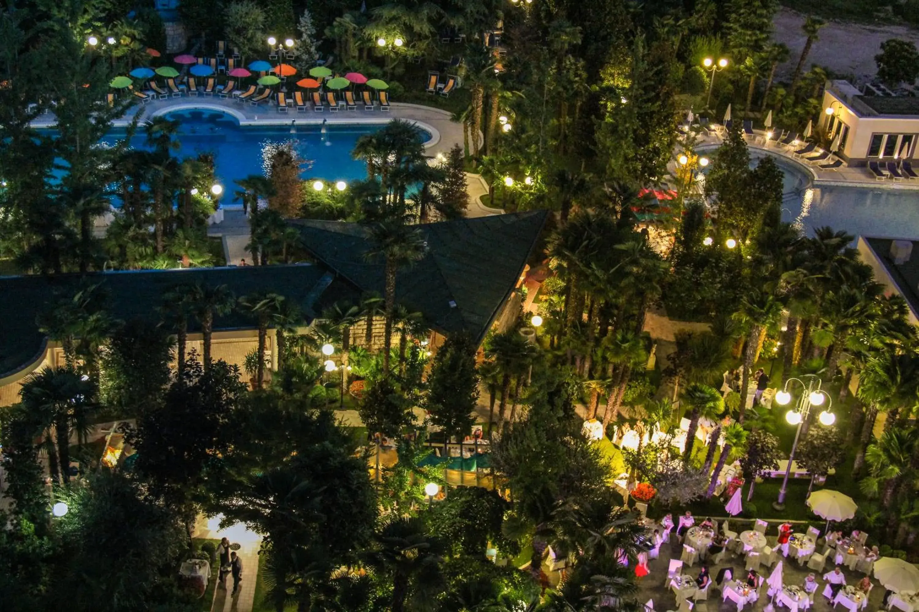 Pool view in Grand Hotel Trieste & Victoria Pool view in Grand Hotel Trieste & Victoria
