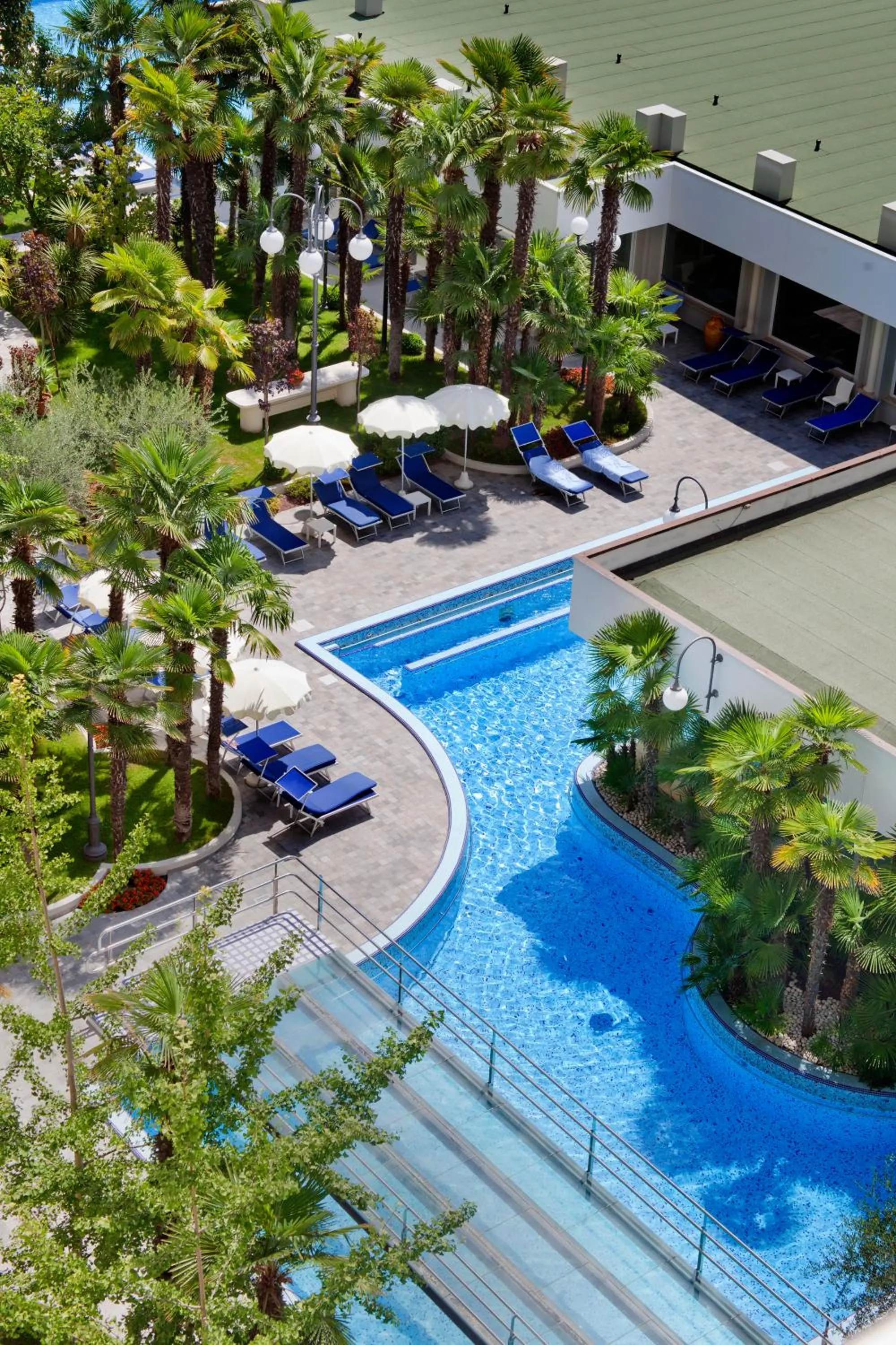 Garden in Grand Hotel Trieste & Victoria