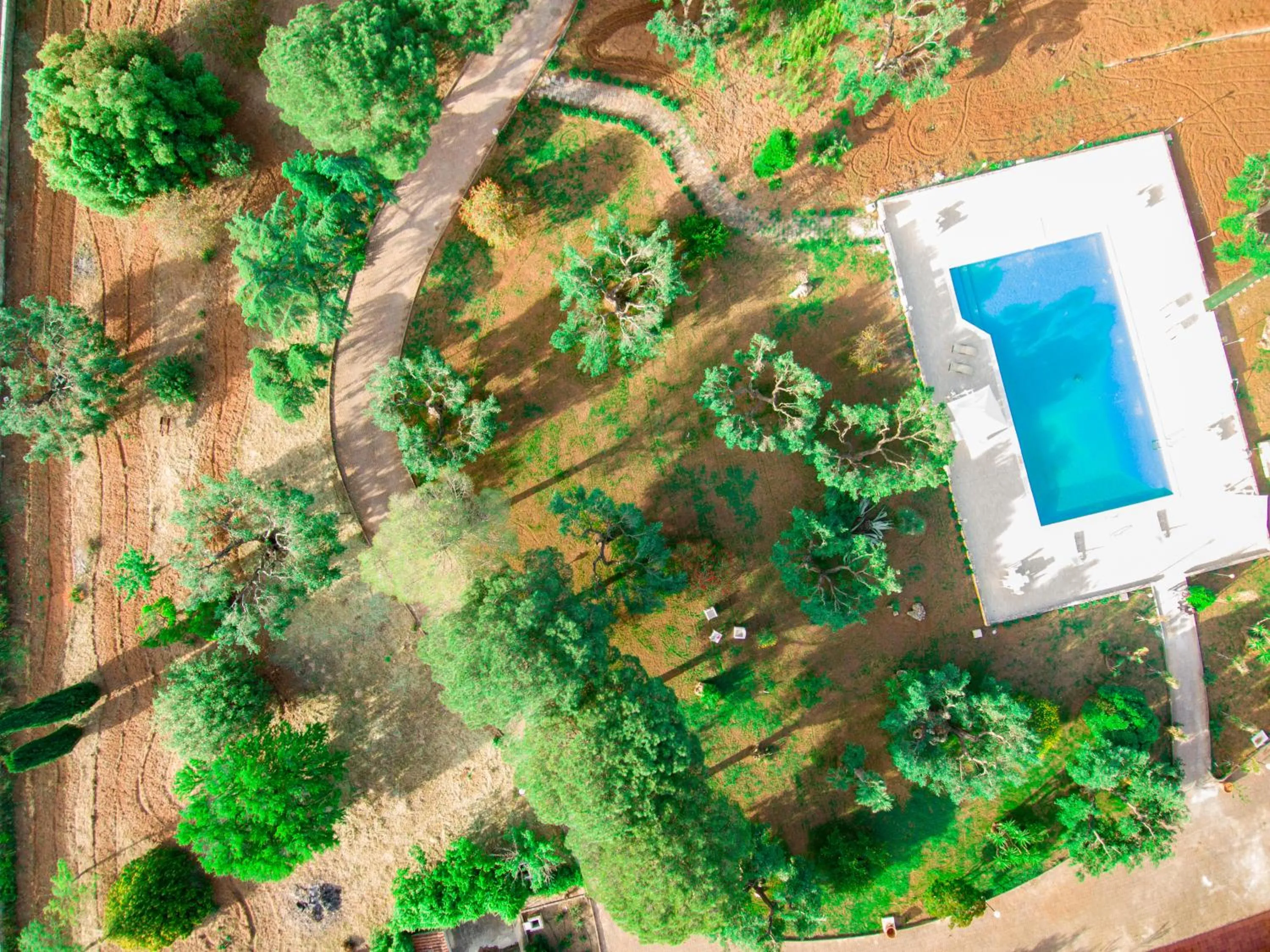 Bird's eye view in Relais d 'Itria