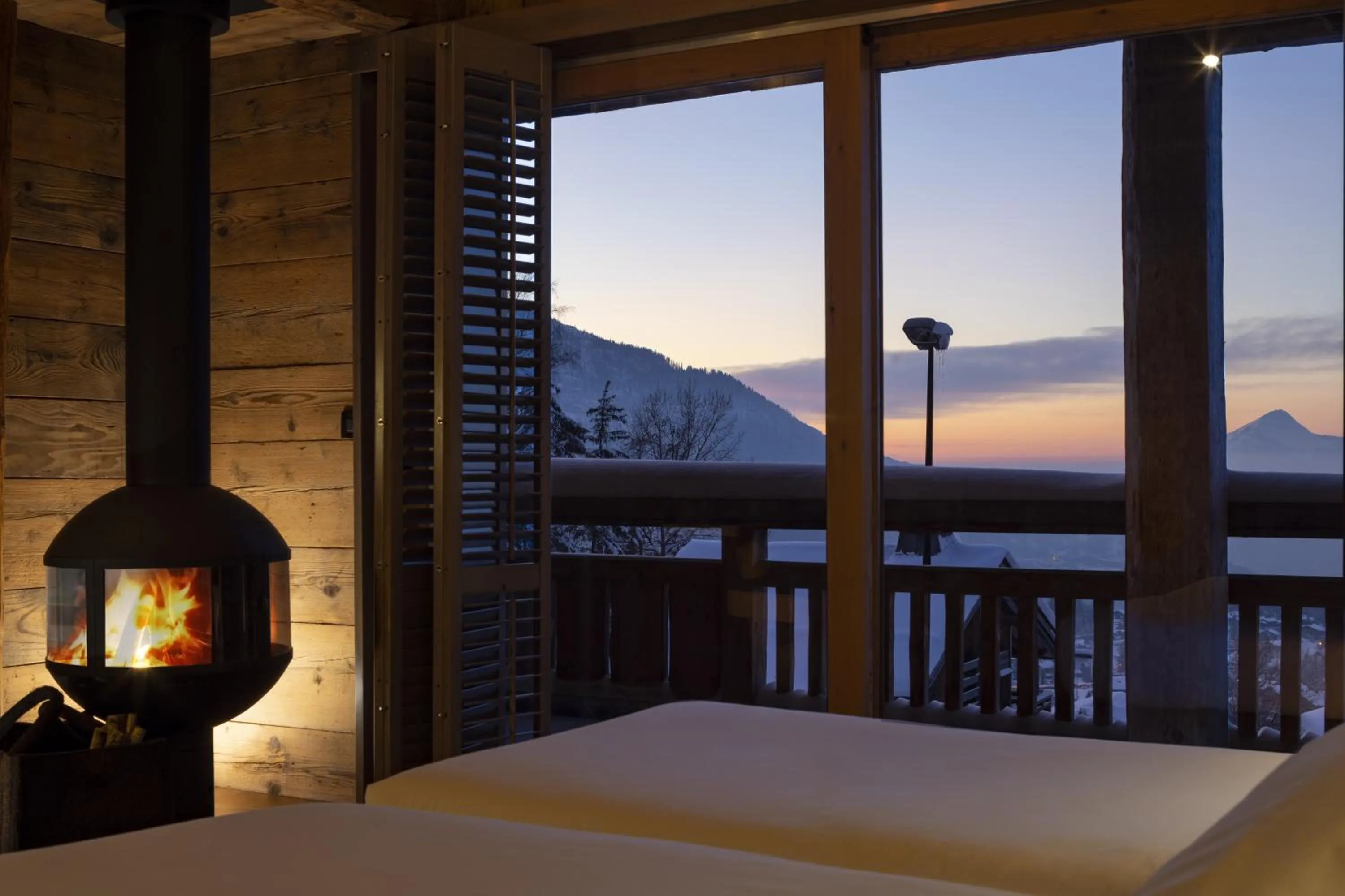 Winter, Bed in Hôtel Les Servages d'Armelle