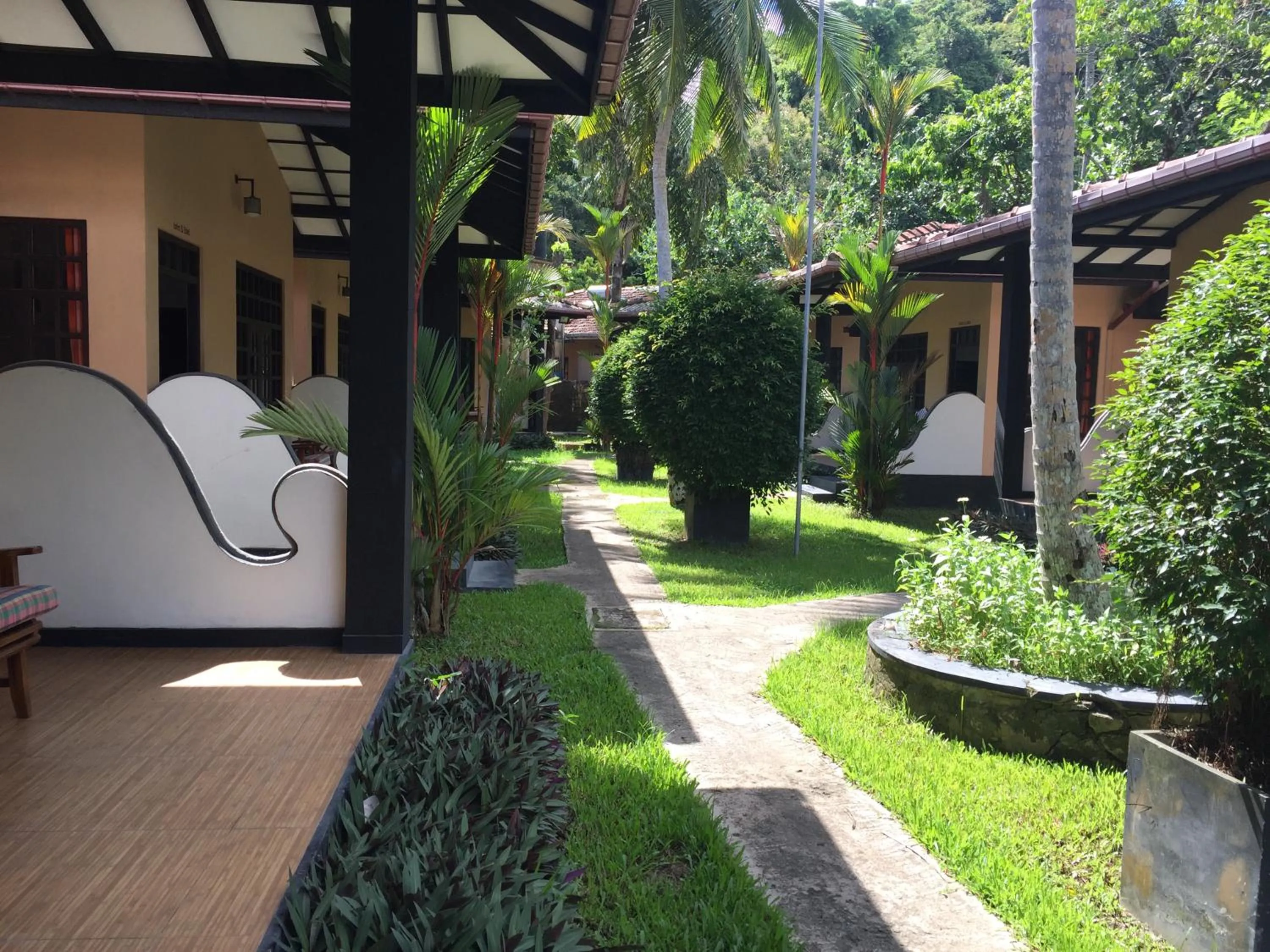 Patio in Hotel Flower Garden