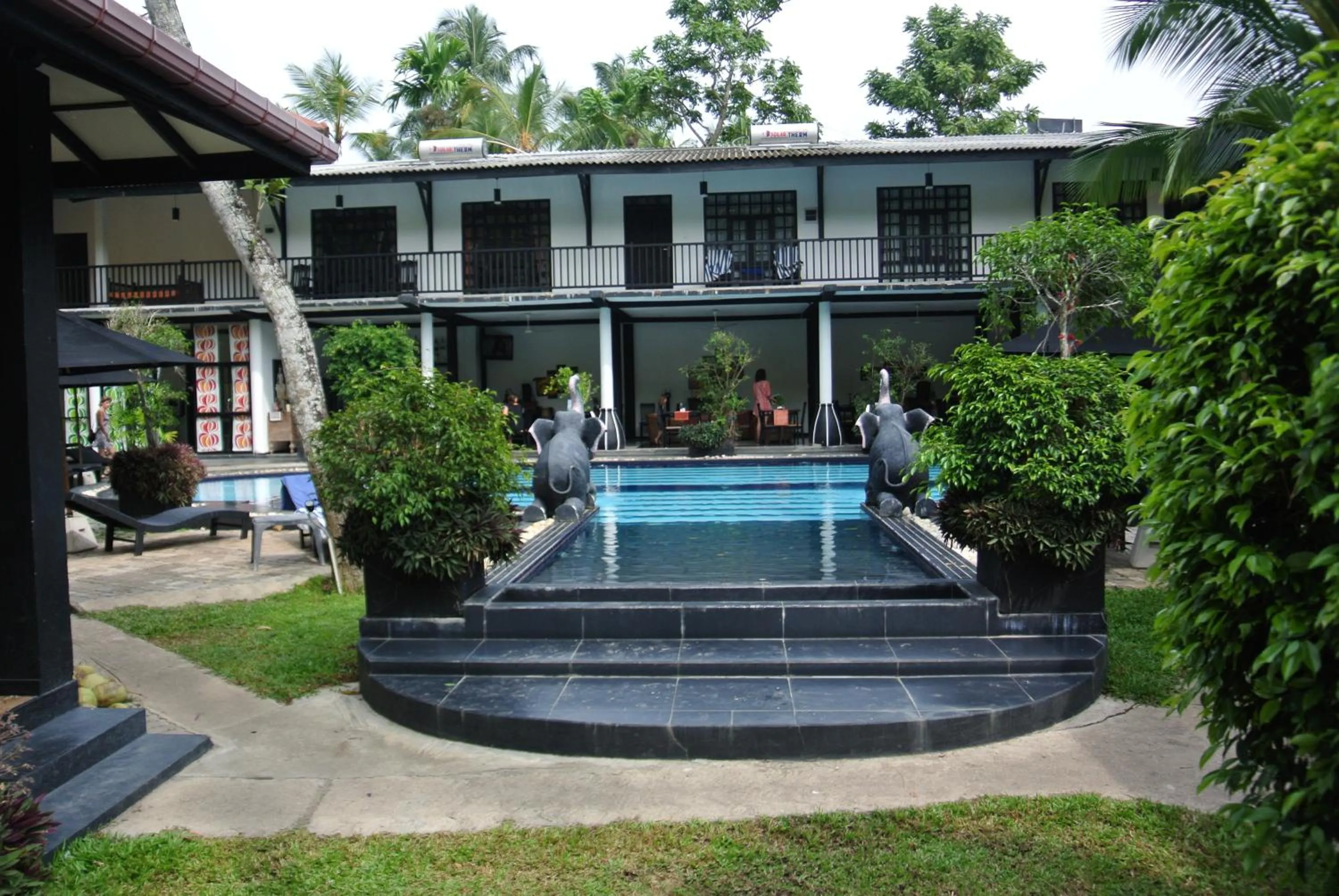 Swimming pool in Hotel Flower Garden