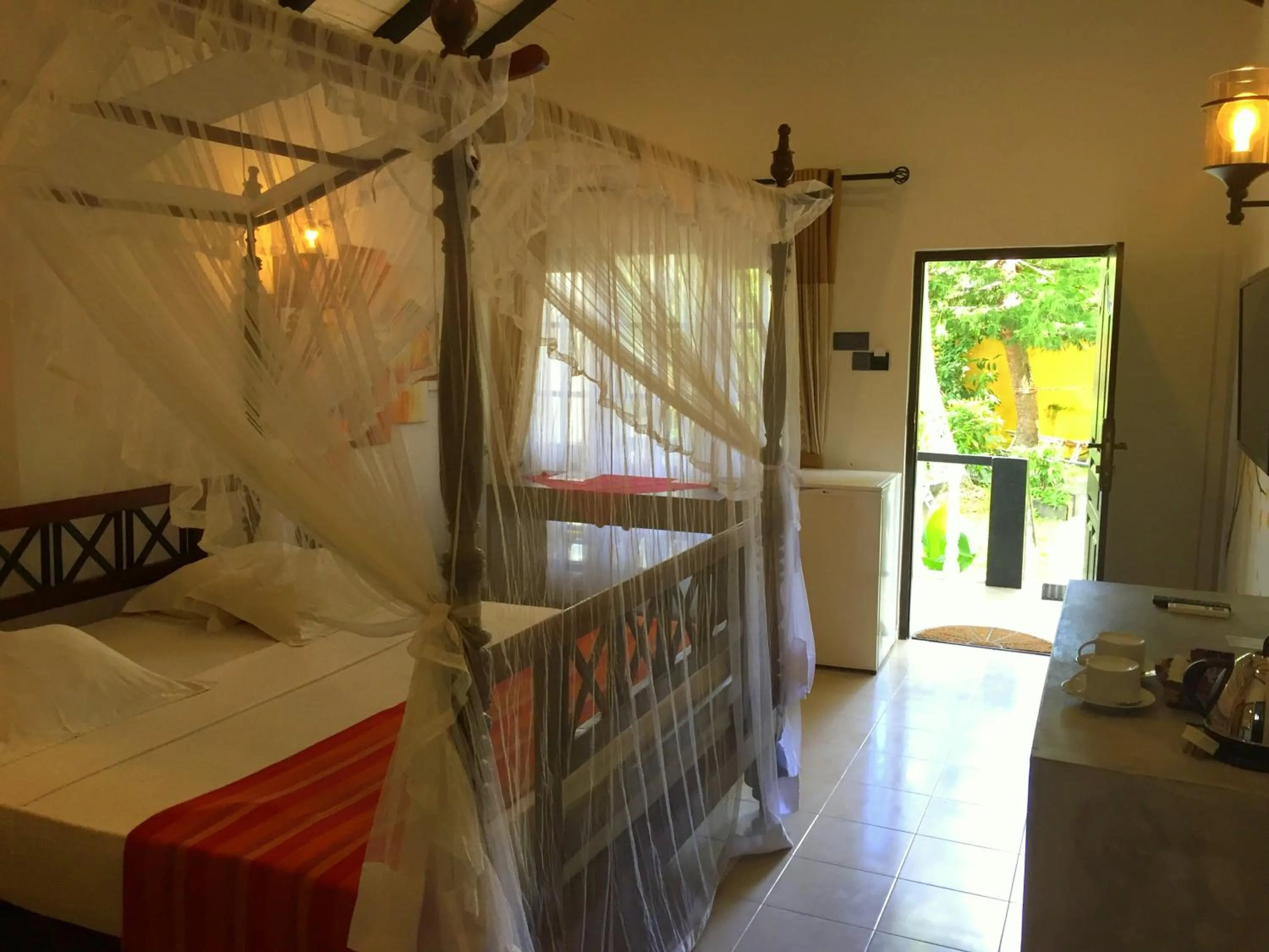 Bed in Hotel Flower Garden