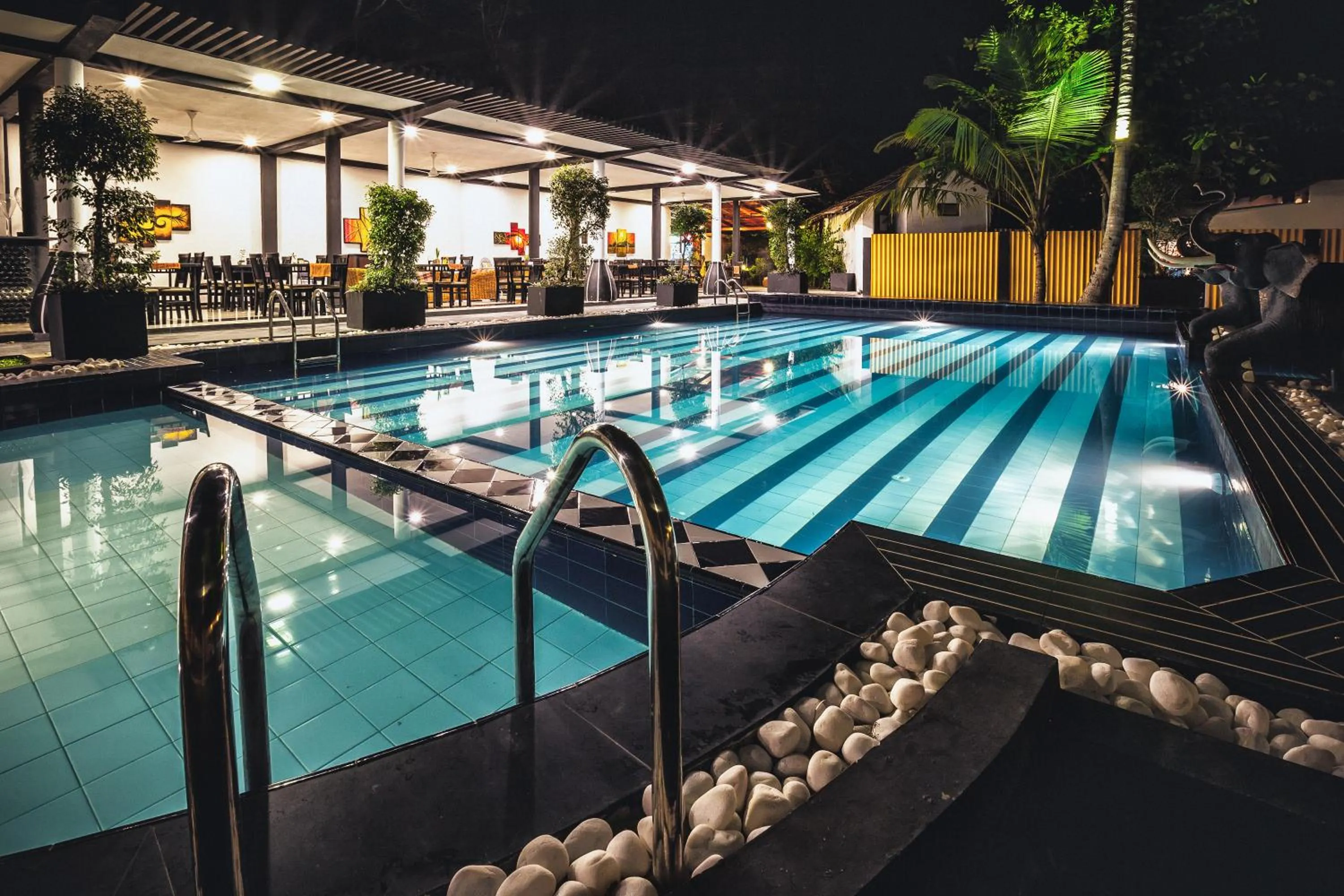 Night in Hotel Flower Garden