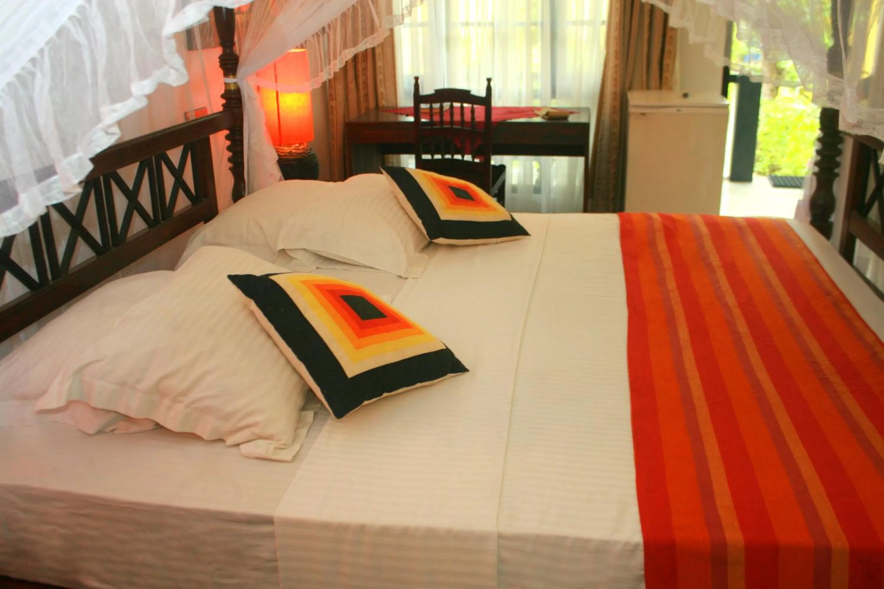 Bed in Hotel Flower Garden