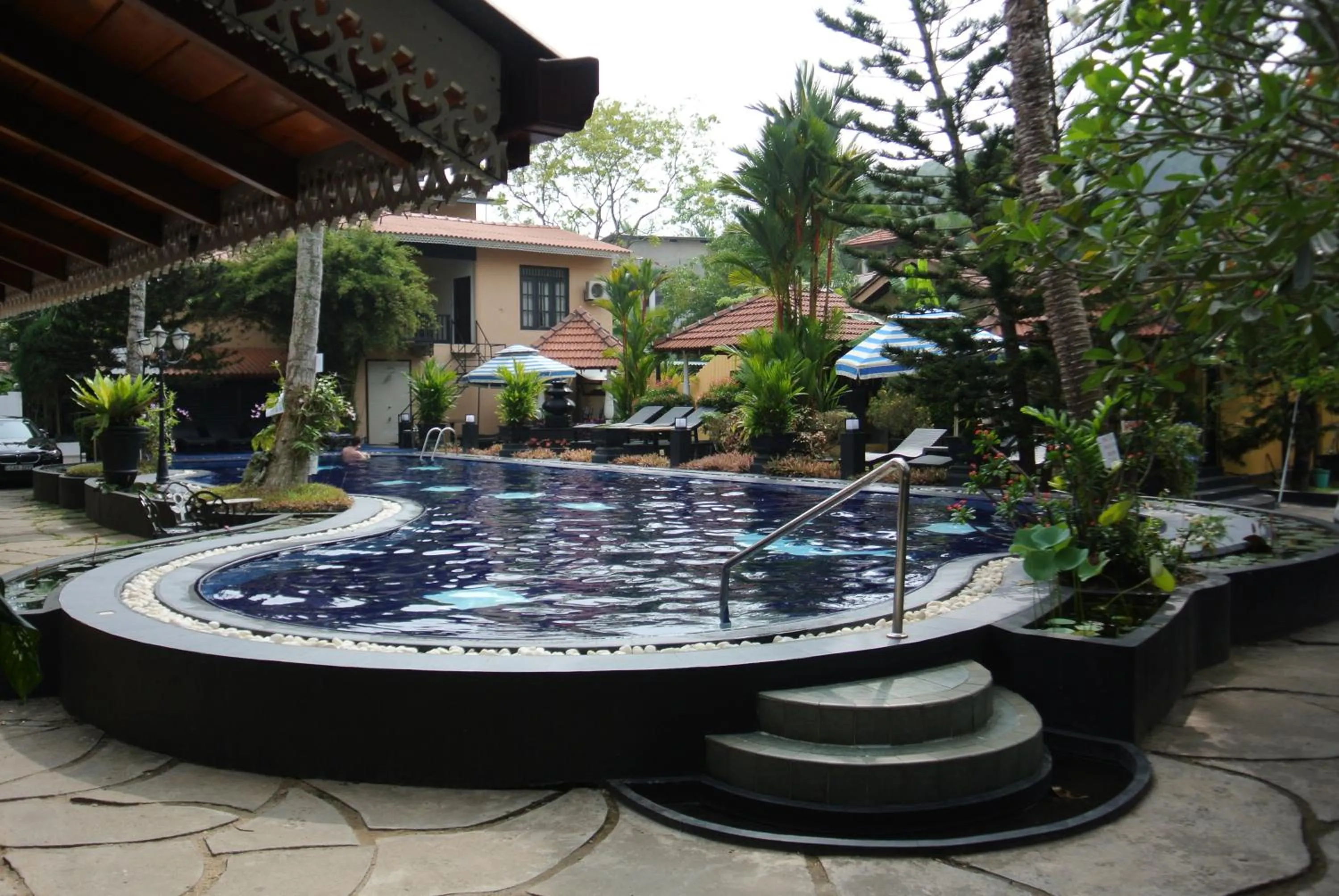 Swimming pool in Hotel Flower Garden