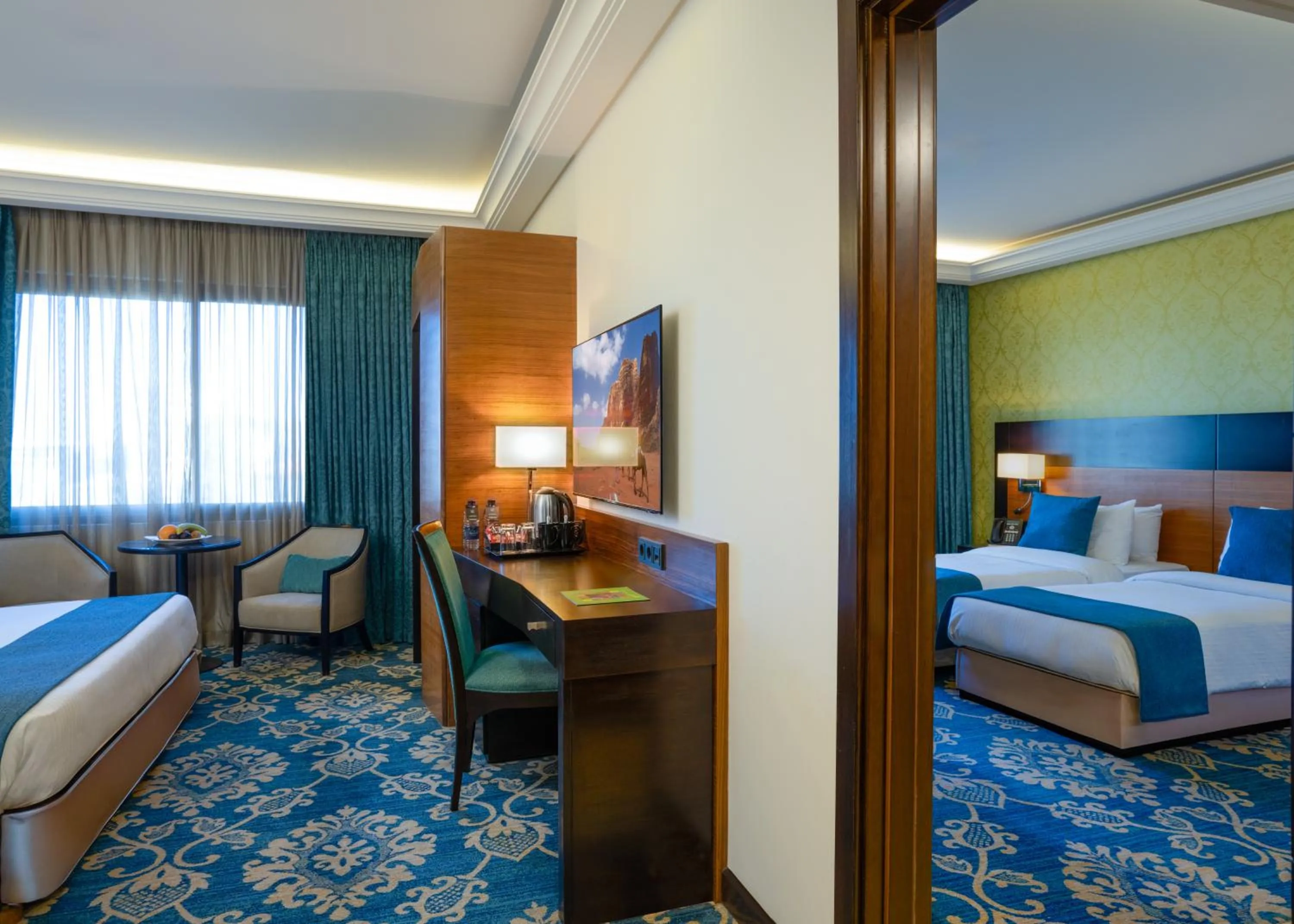 Family, Bed in Corp Amman Hotel