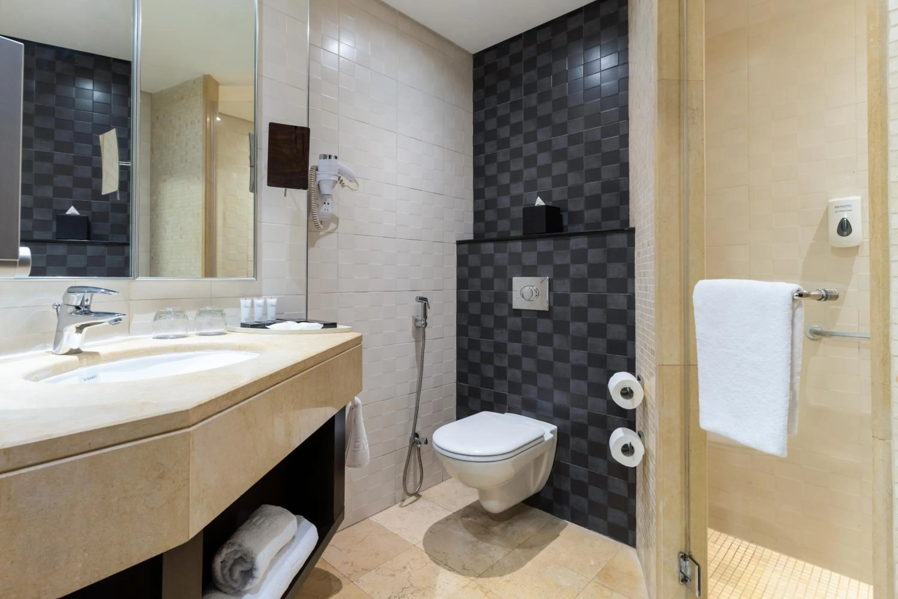 Bathroom in Corp Amman Hotel