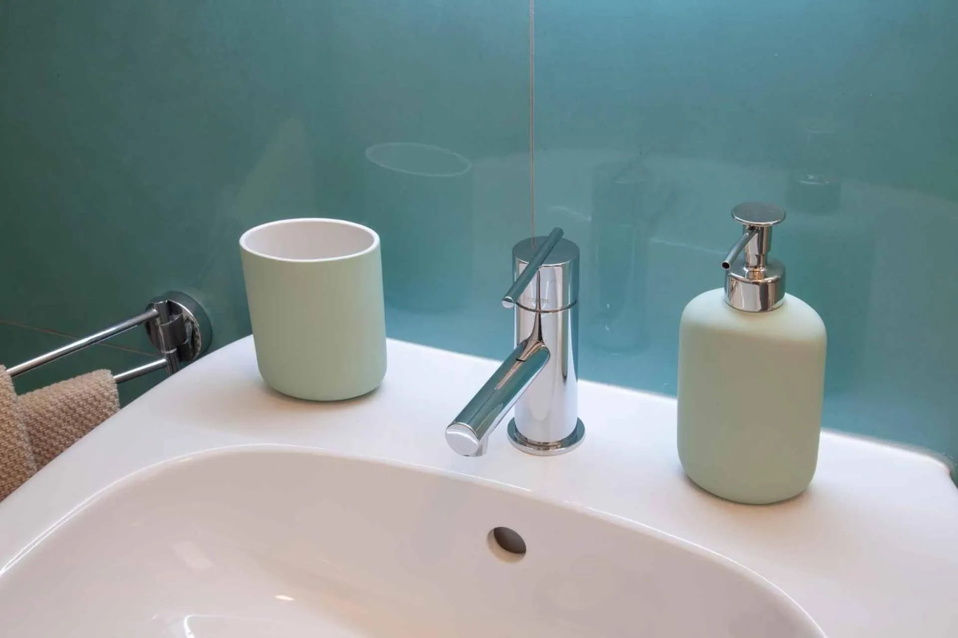 Bathroom in La Camelia Bianca B&B