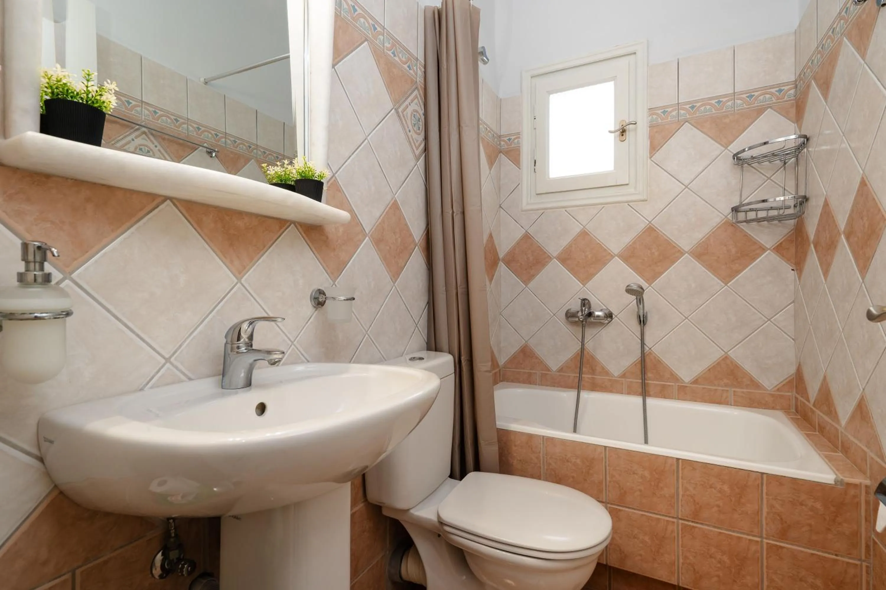 Toilet in Erato Inn Naxos