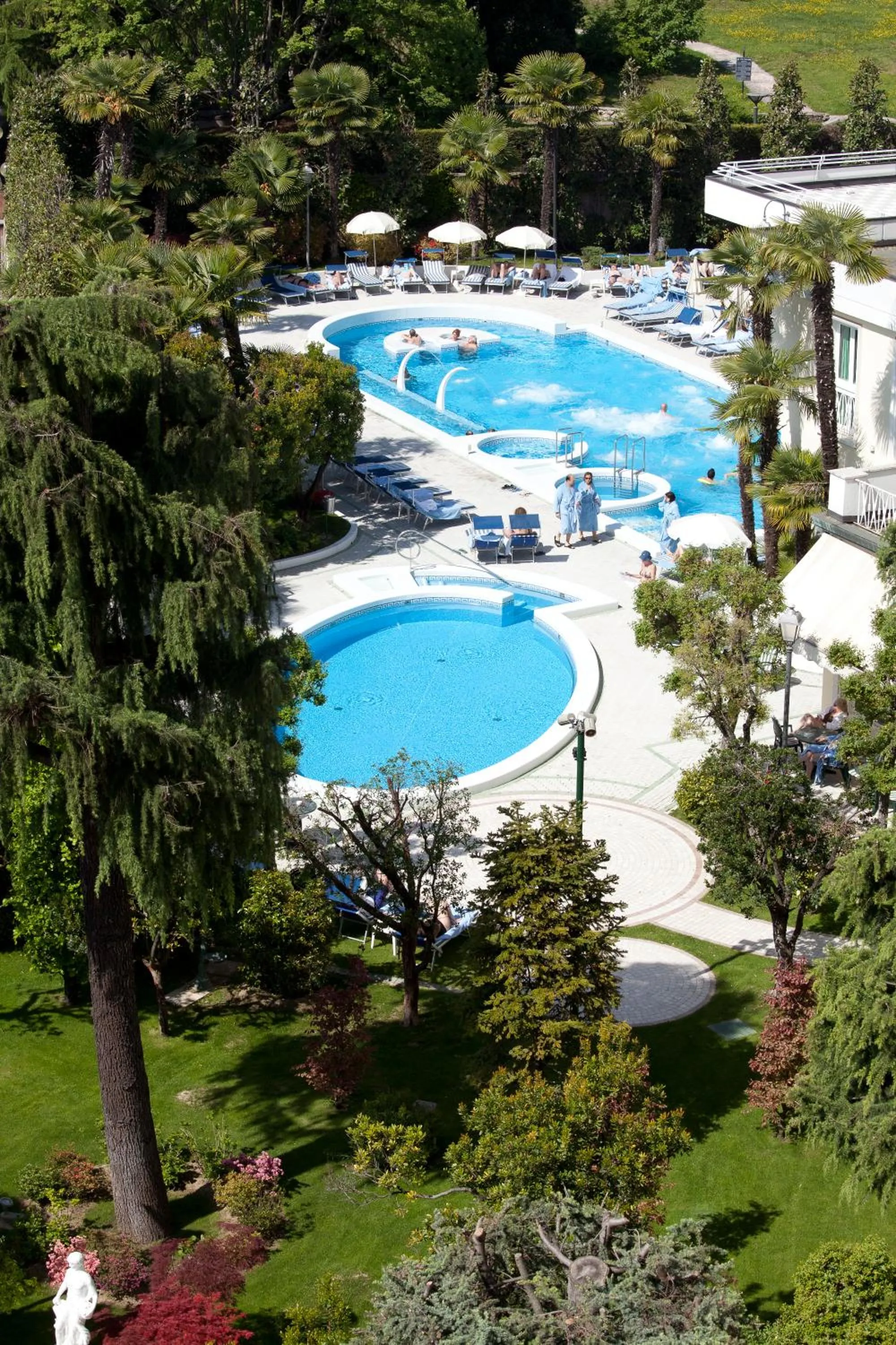 Garden in Hotel Due Torri