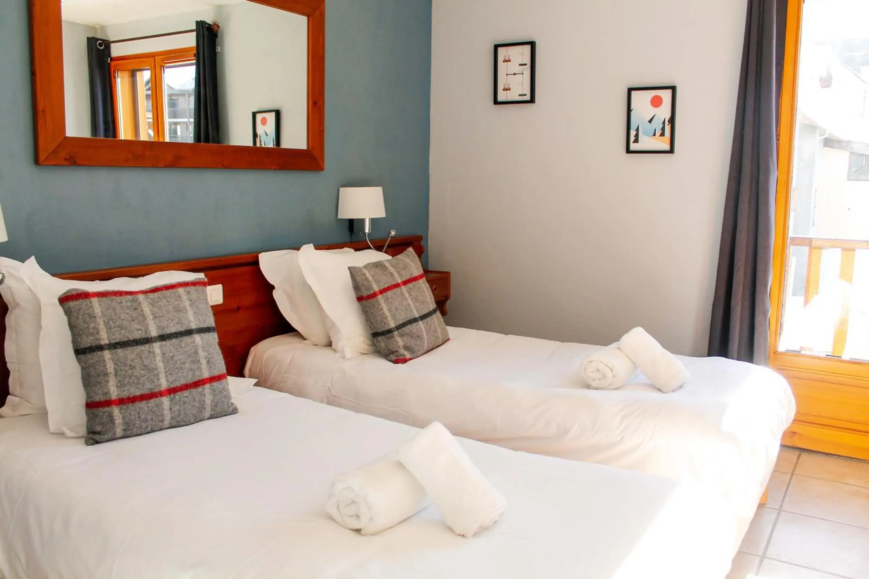 Twin Room - single occupancy in Hôtel Mont Thabor Serre Chevalier Twin Room - single occupancy in Hôtel Mont Thabor Serre Chevalier