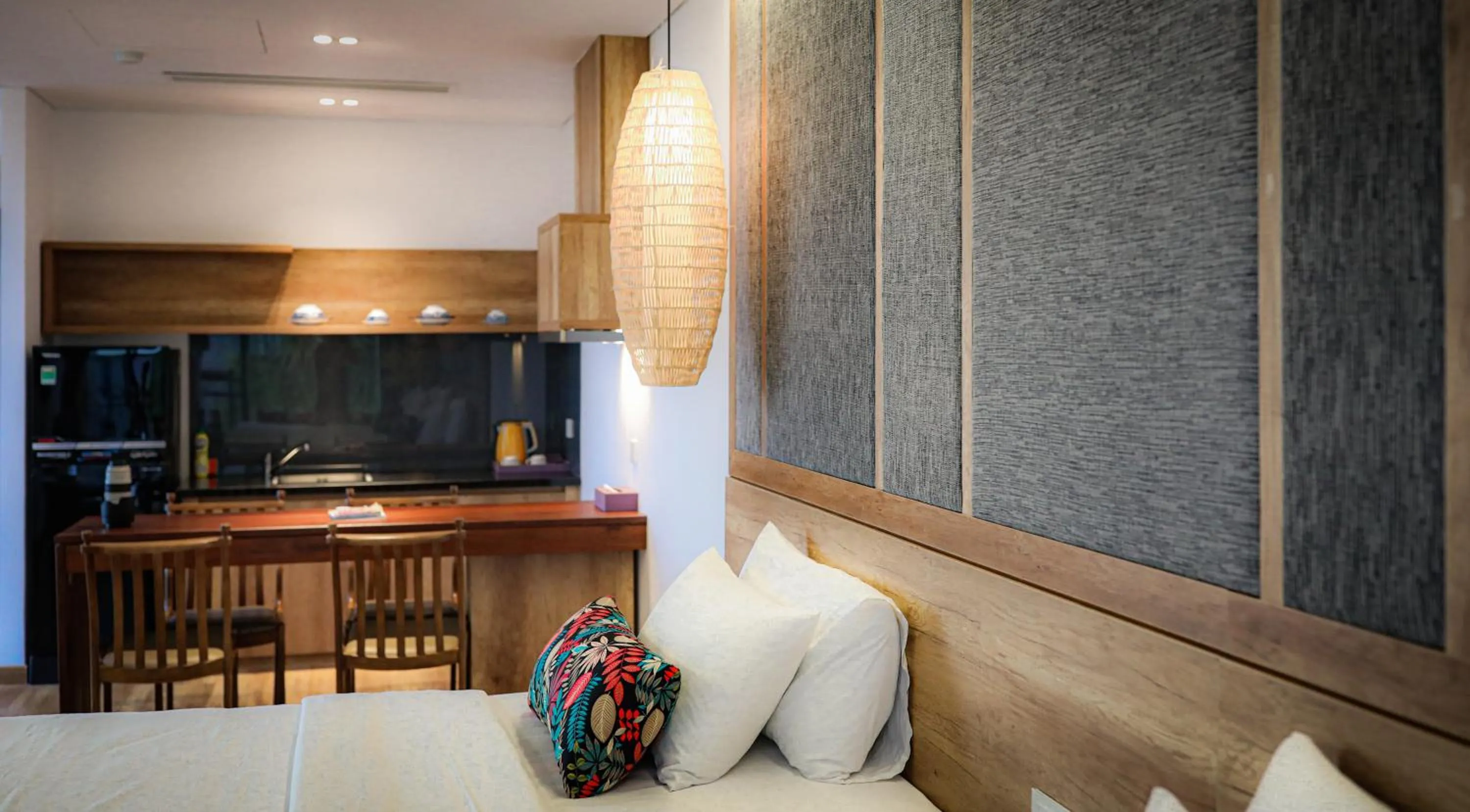 Seating area in K House Apartment Danang Beach