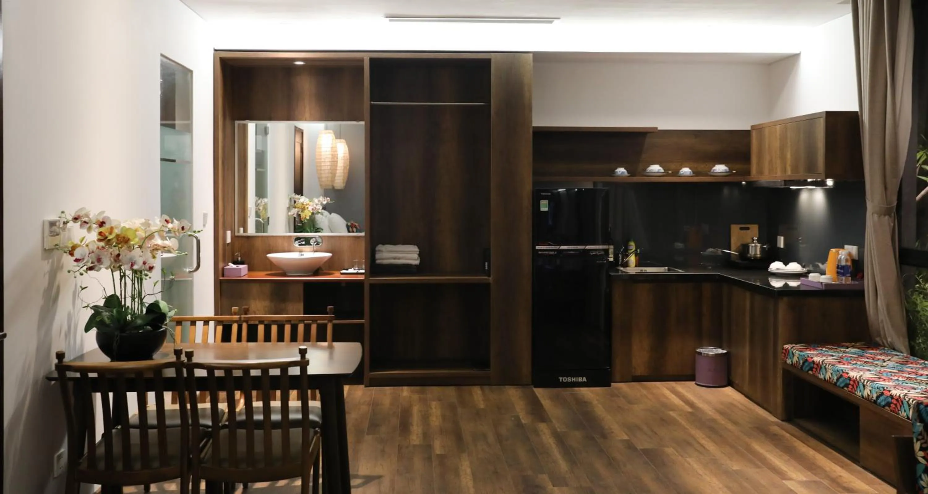 wardrobe in K House Apartment Danang Beach