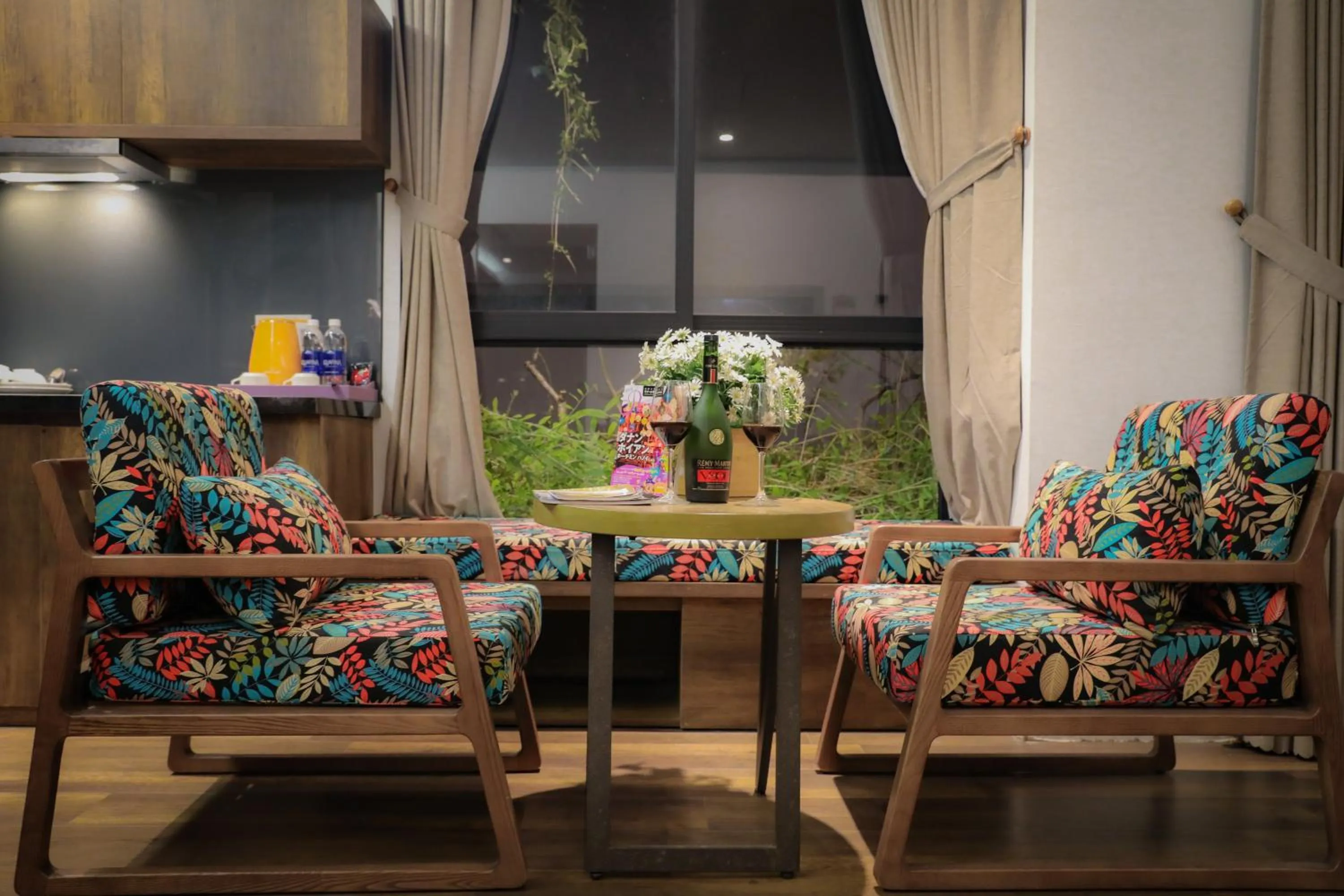 Seating area in K House Apartment Danang Beach