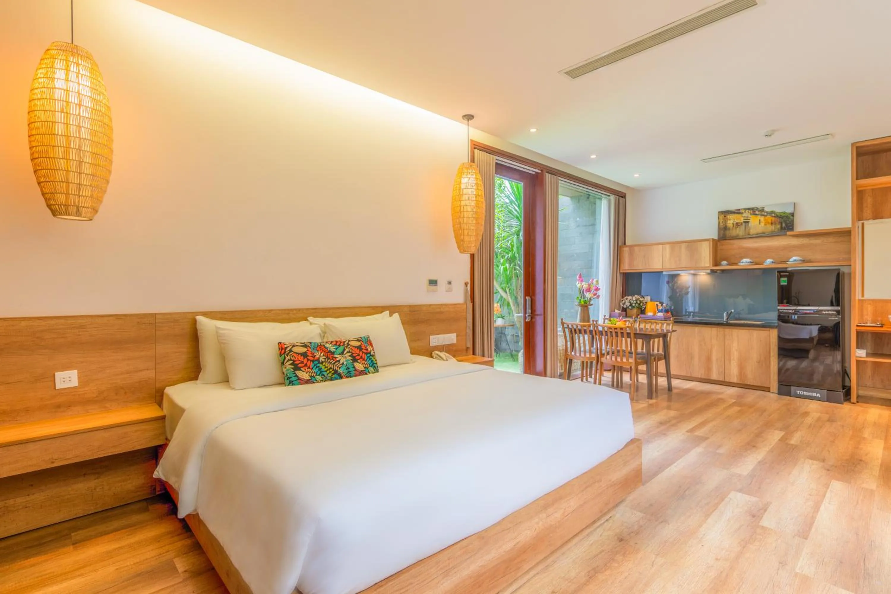 Bedroom, Bed in K House Apartment Danang Beach