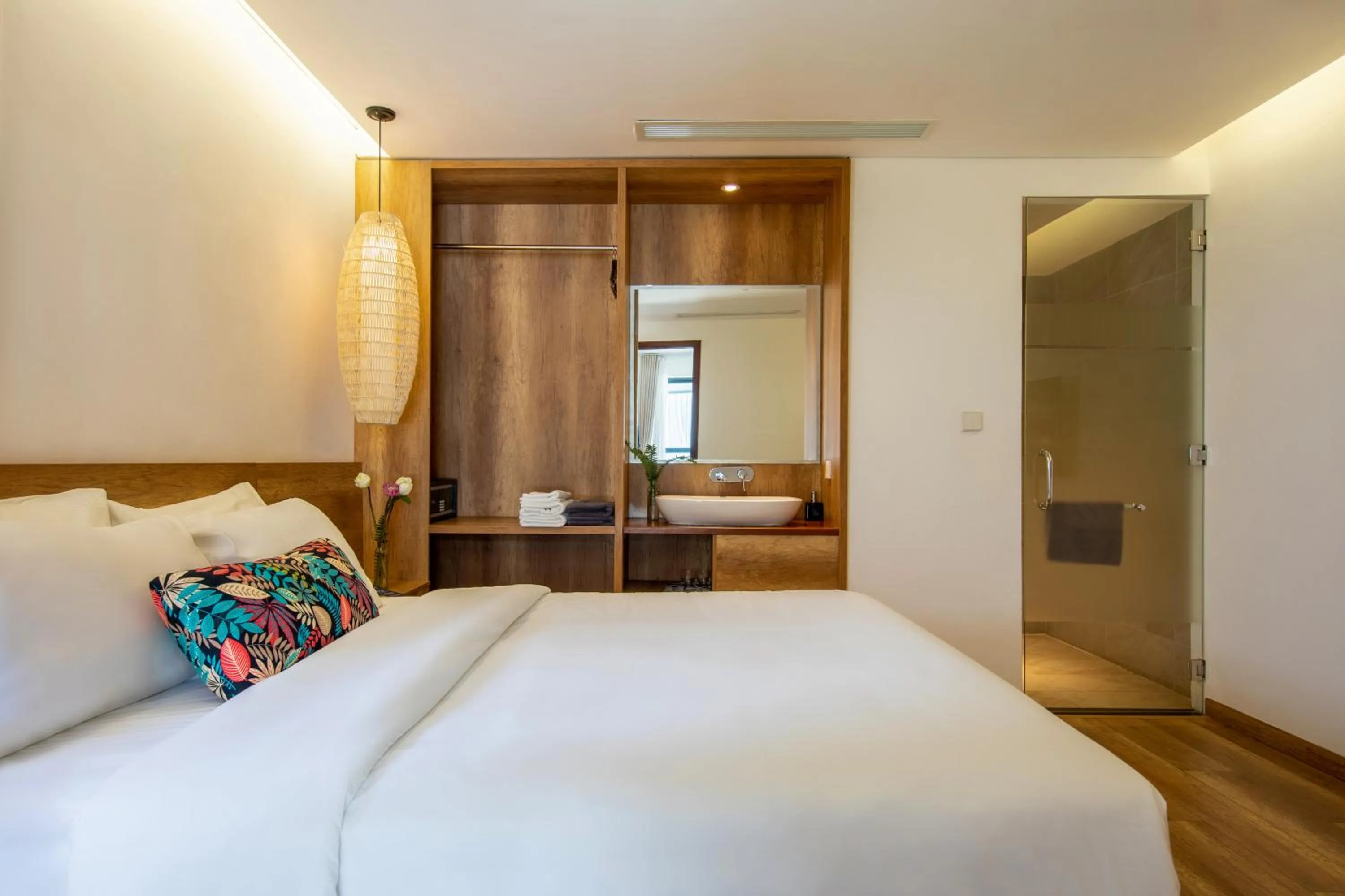 Bedroom, Bed in K House Apartment Danang Beach