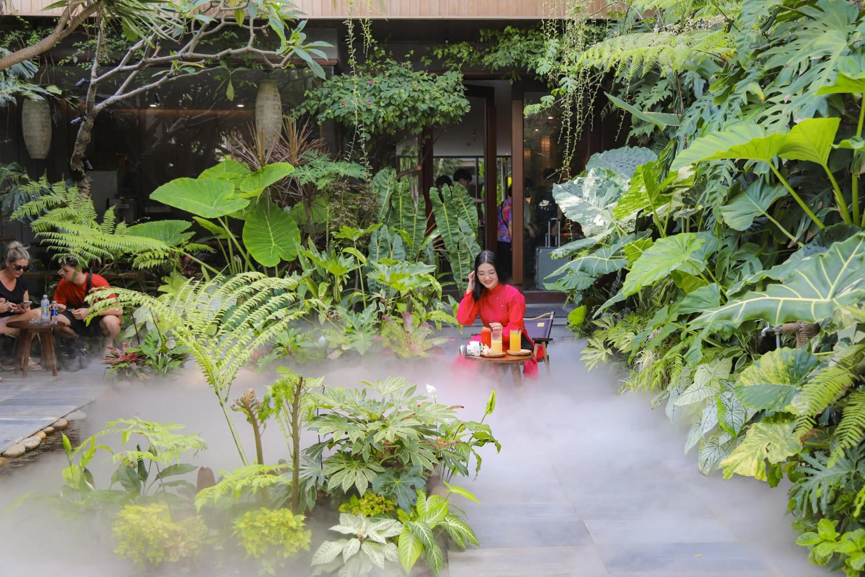 Garden in K House Apartment Danang Beach