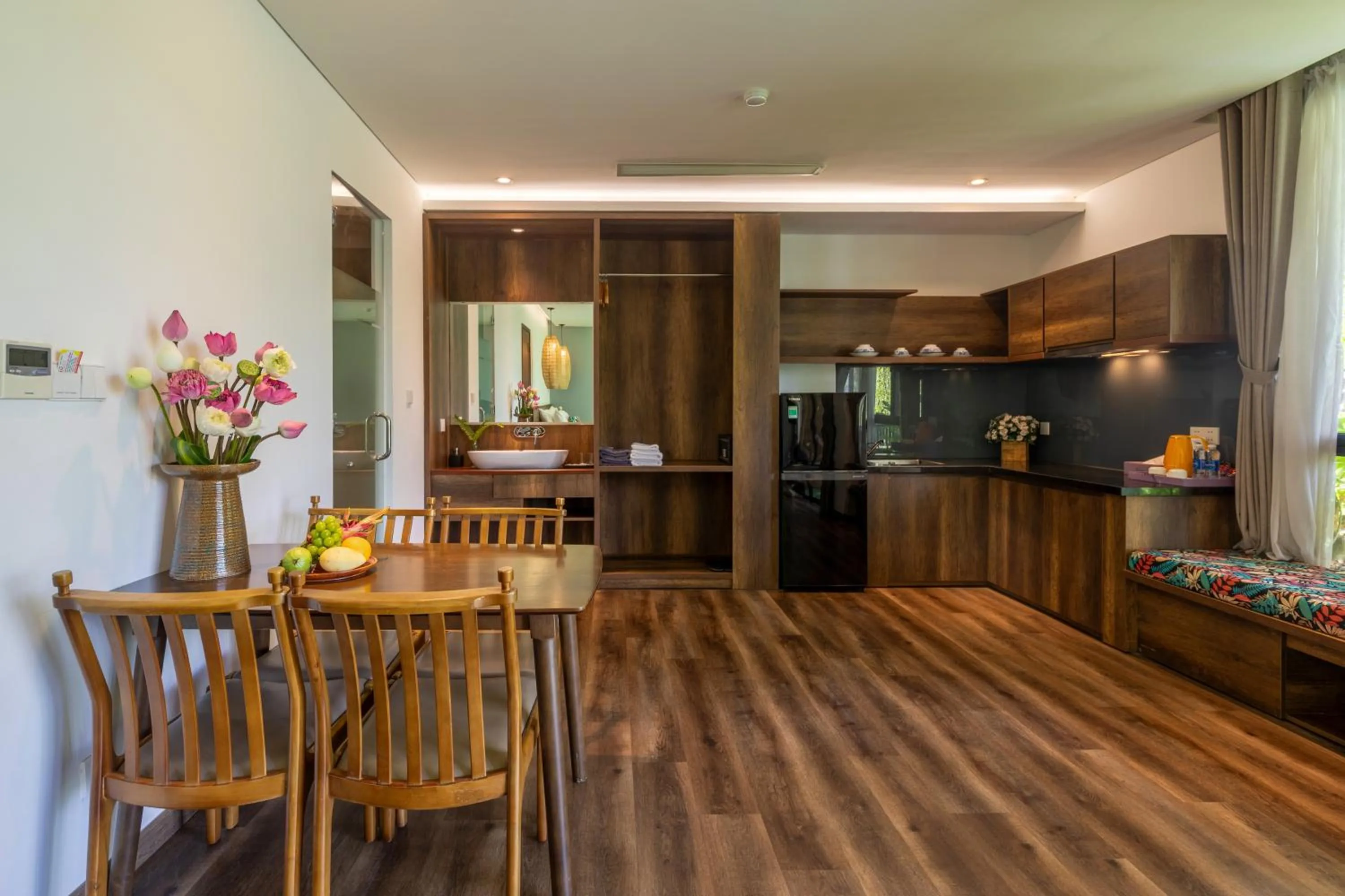 Seating area in K House Apartment Danang Beach