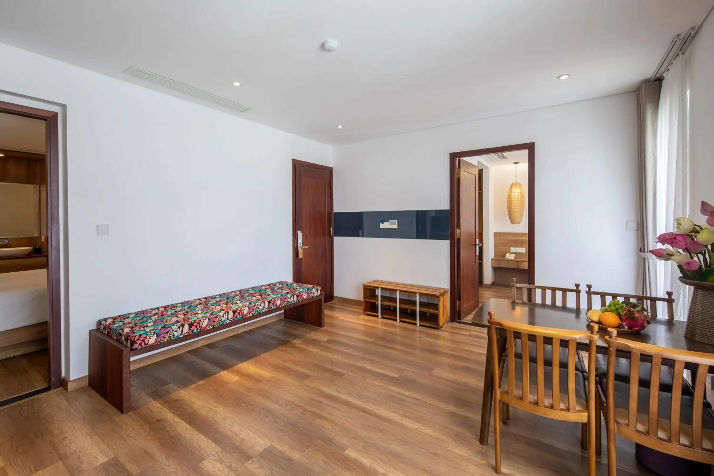 Living room, Bed in K House Apartment Danang Beach