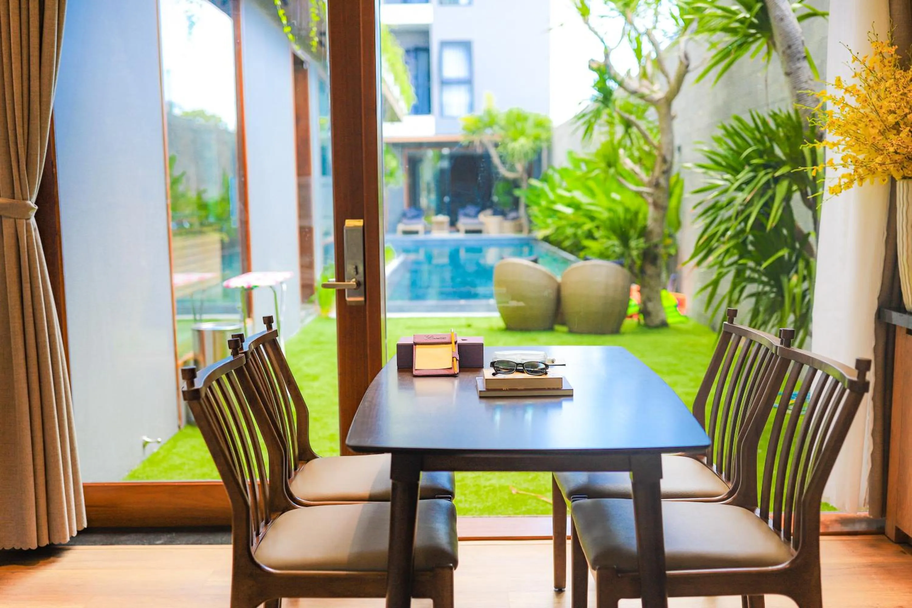 Seating area in K House Apartment Danang Beach