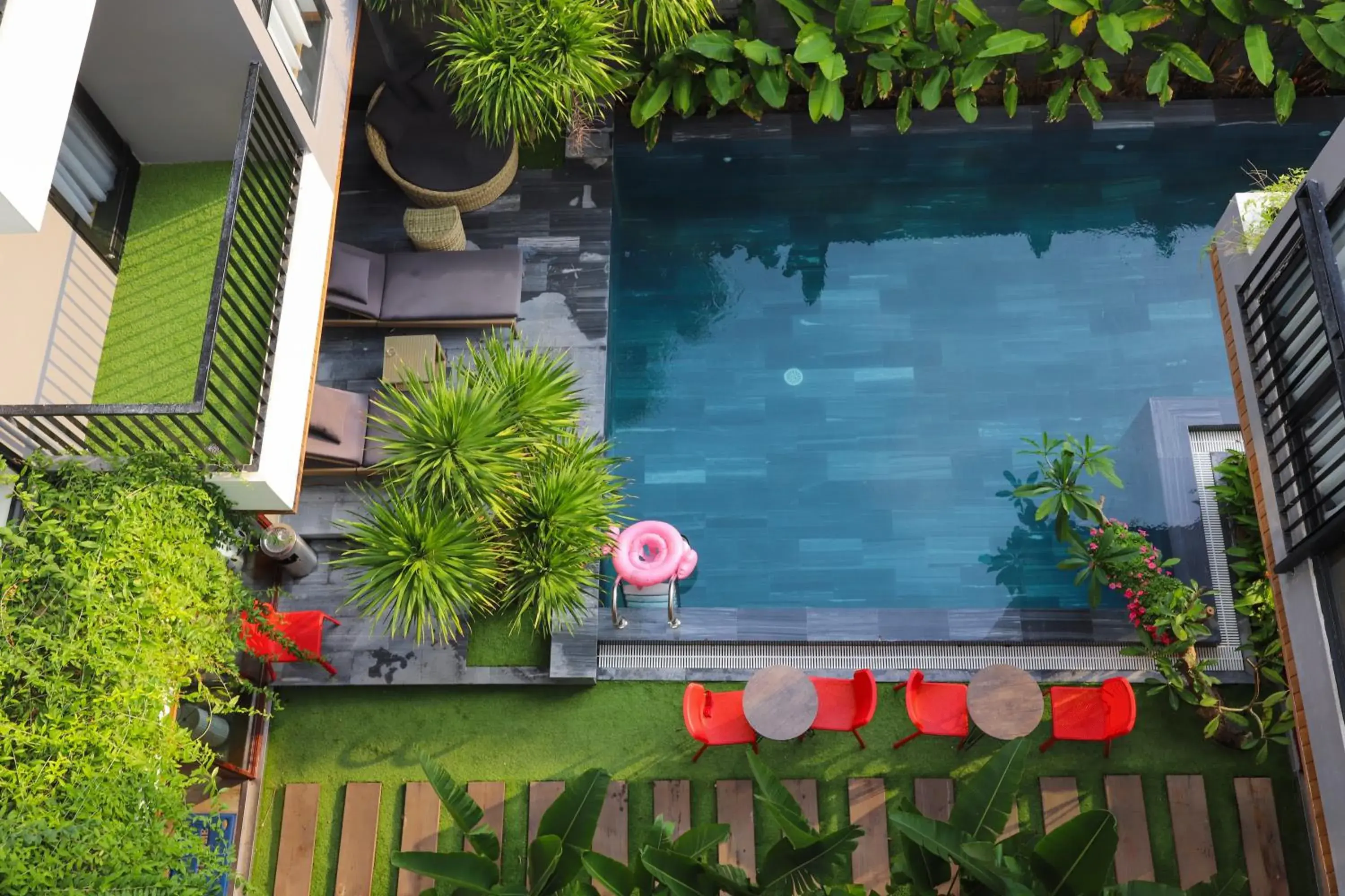 Pool view in K House Apartment Danang Beach Pool view in K House Apartment Danang Beach