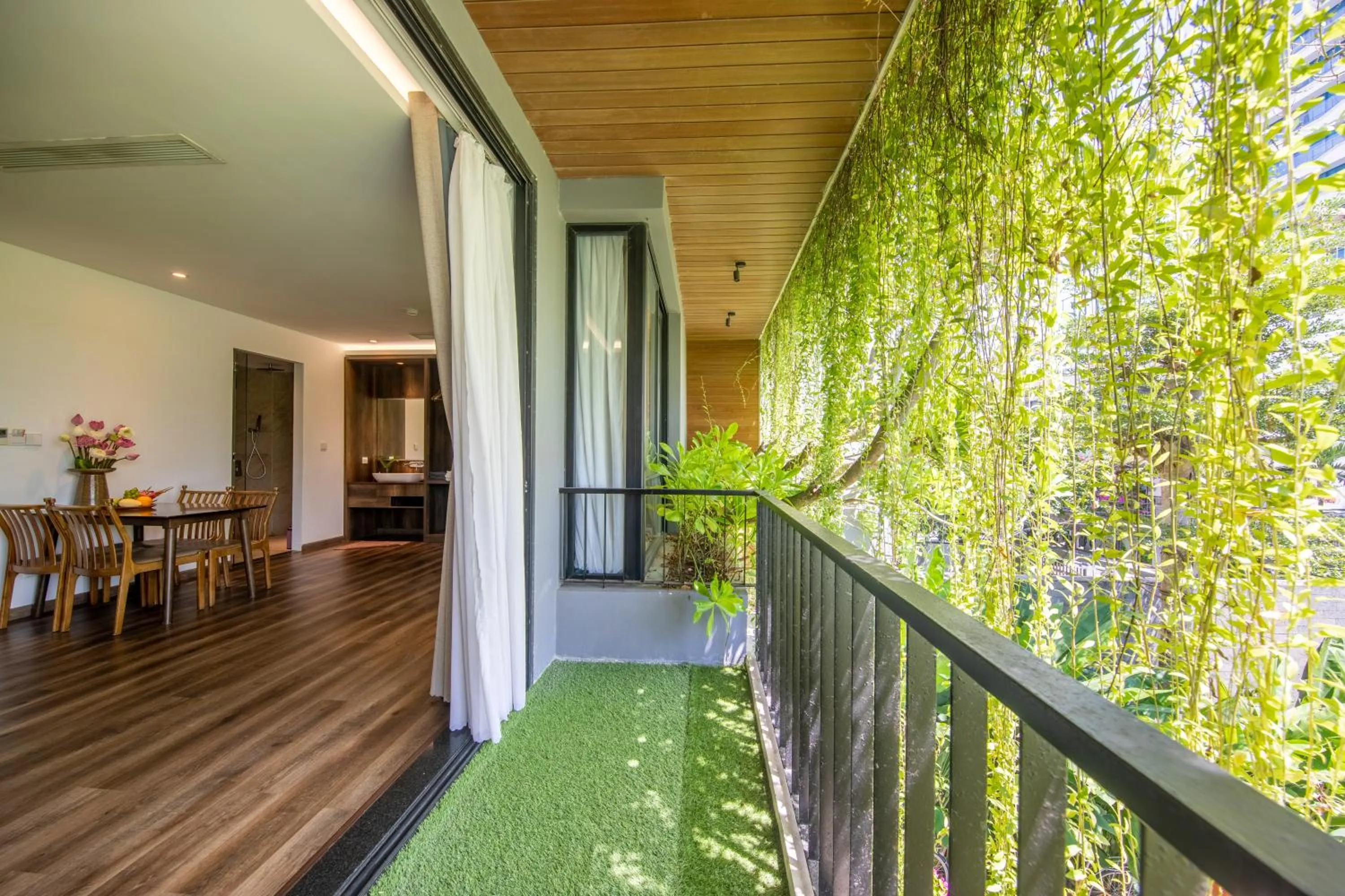 Balcony/Terrace in K House Apartment Danang Beach