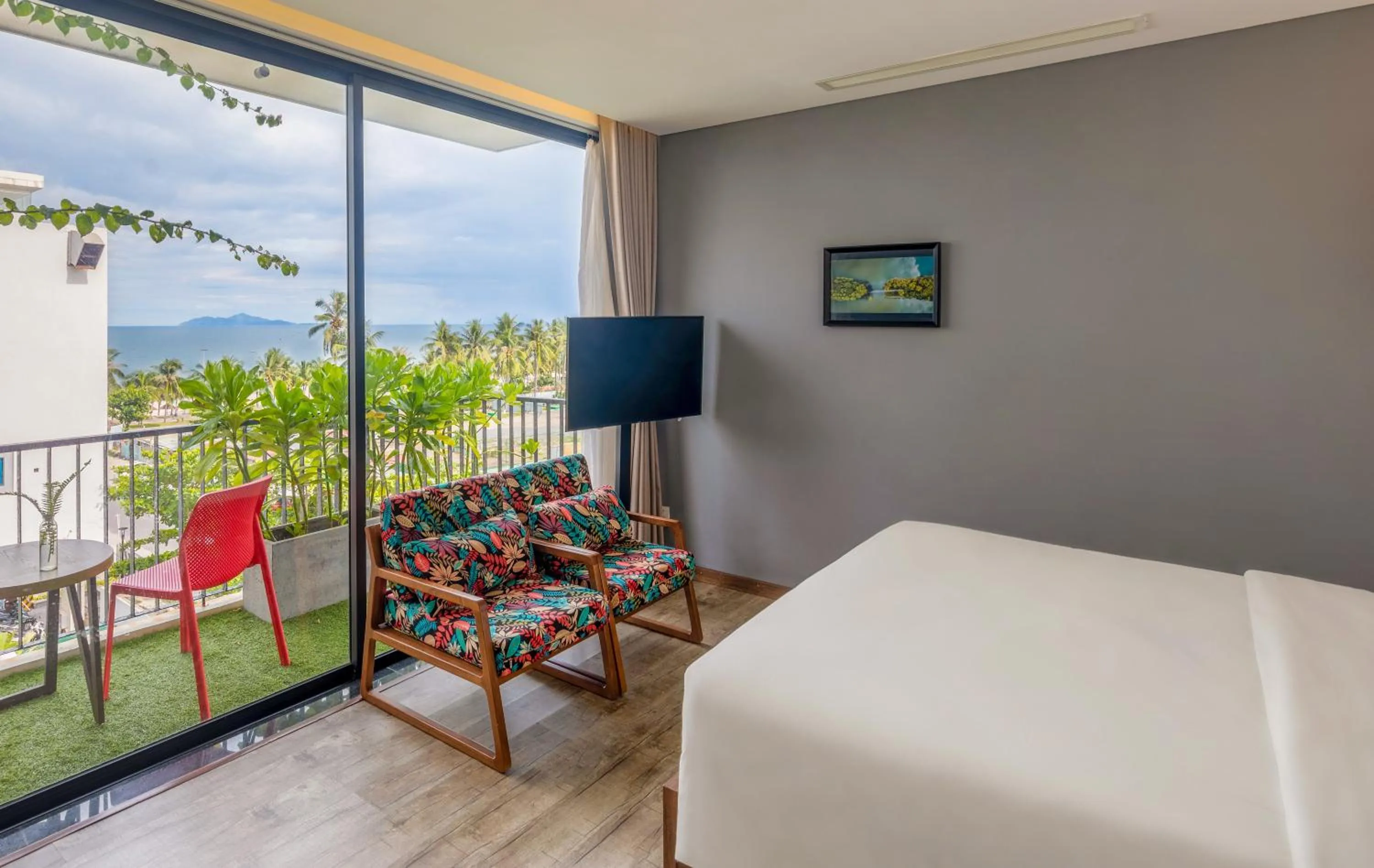 Bed in K House Apartment Danang Beach