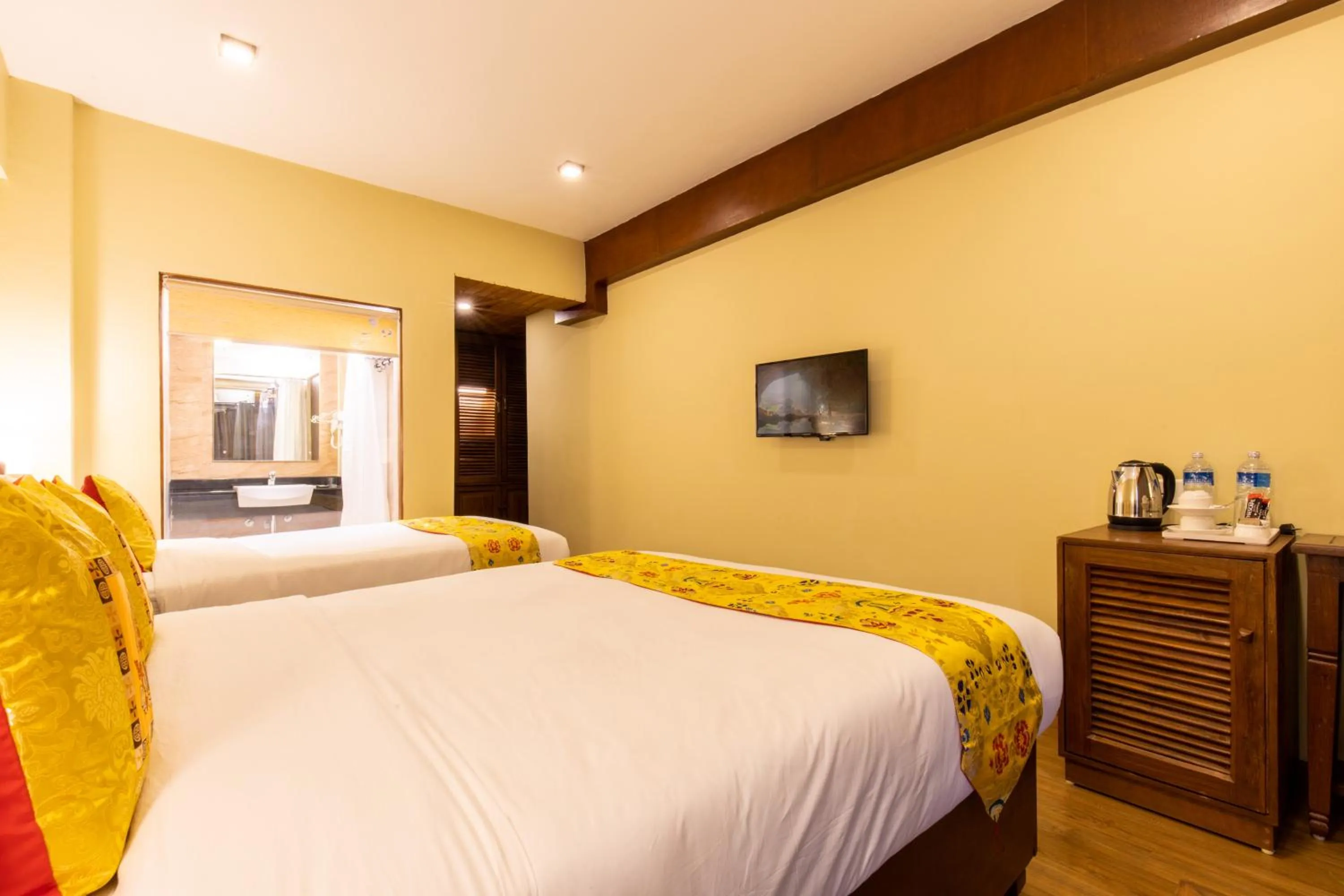 Photo of the whole room, Bed in Hotel Mala Pokhara