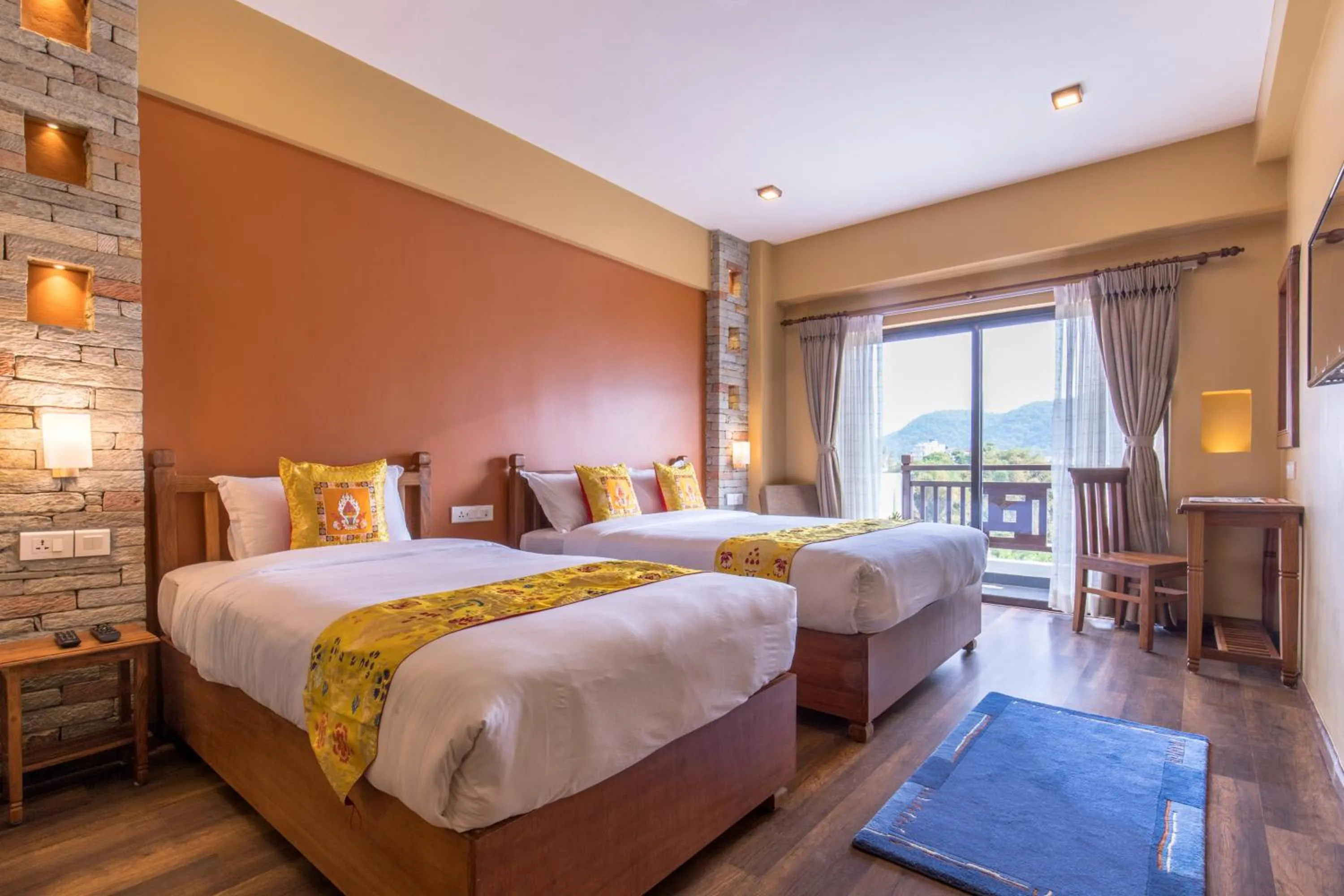 Photo of the whole room, Bed in Hotel Mala Pokhara