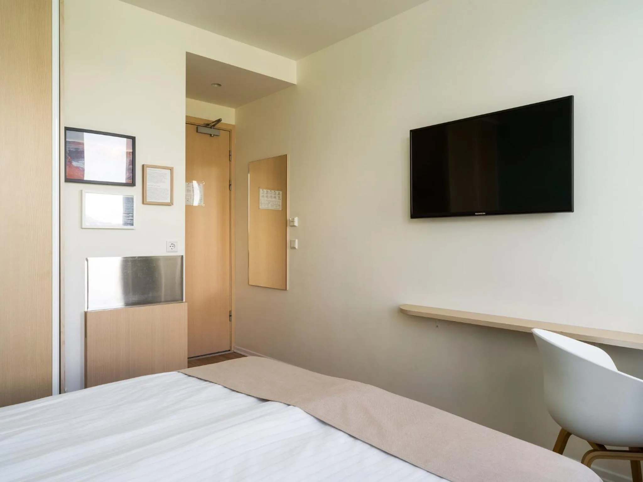 Bedroom, Bed in Reykjavik Lights Hotel by Keahotels