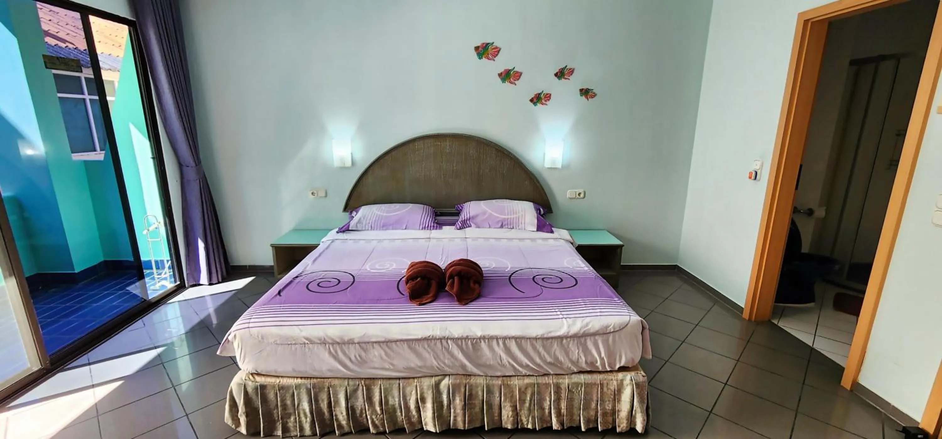 Bed in Pension Zum Ross