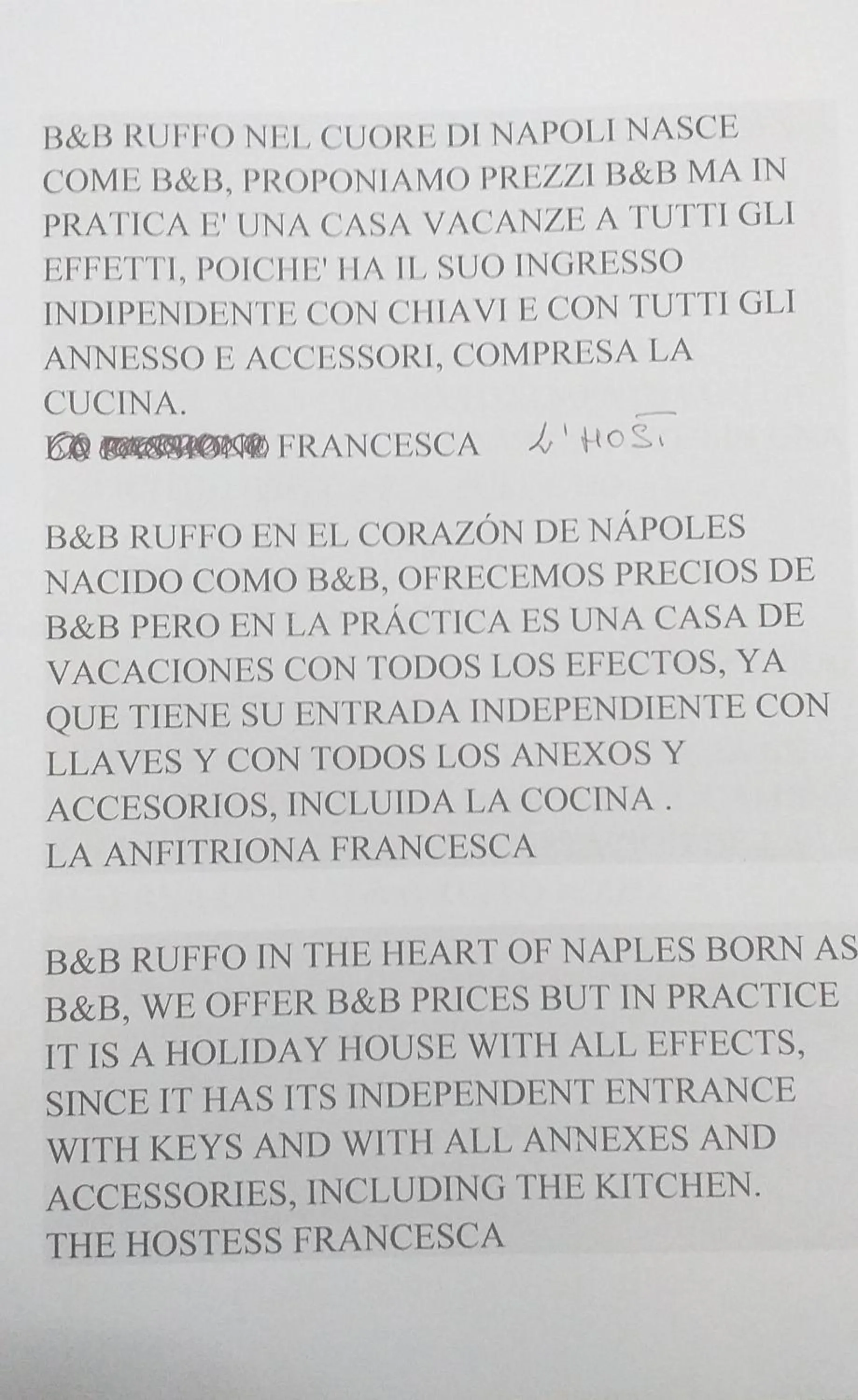 B&B Ruffo Nel cuore di Napoli
