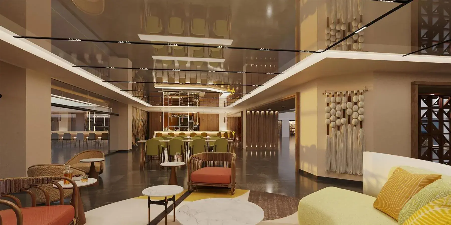 Living room in Secrets Mirabel Cancún Resort & Spa - Grand Opening! Living room in Secrets Mirabel Cancún Resort & Spa - Grand Opening!