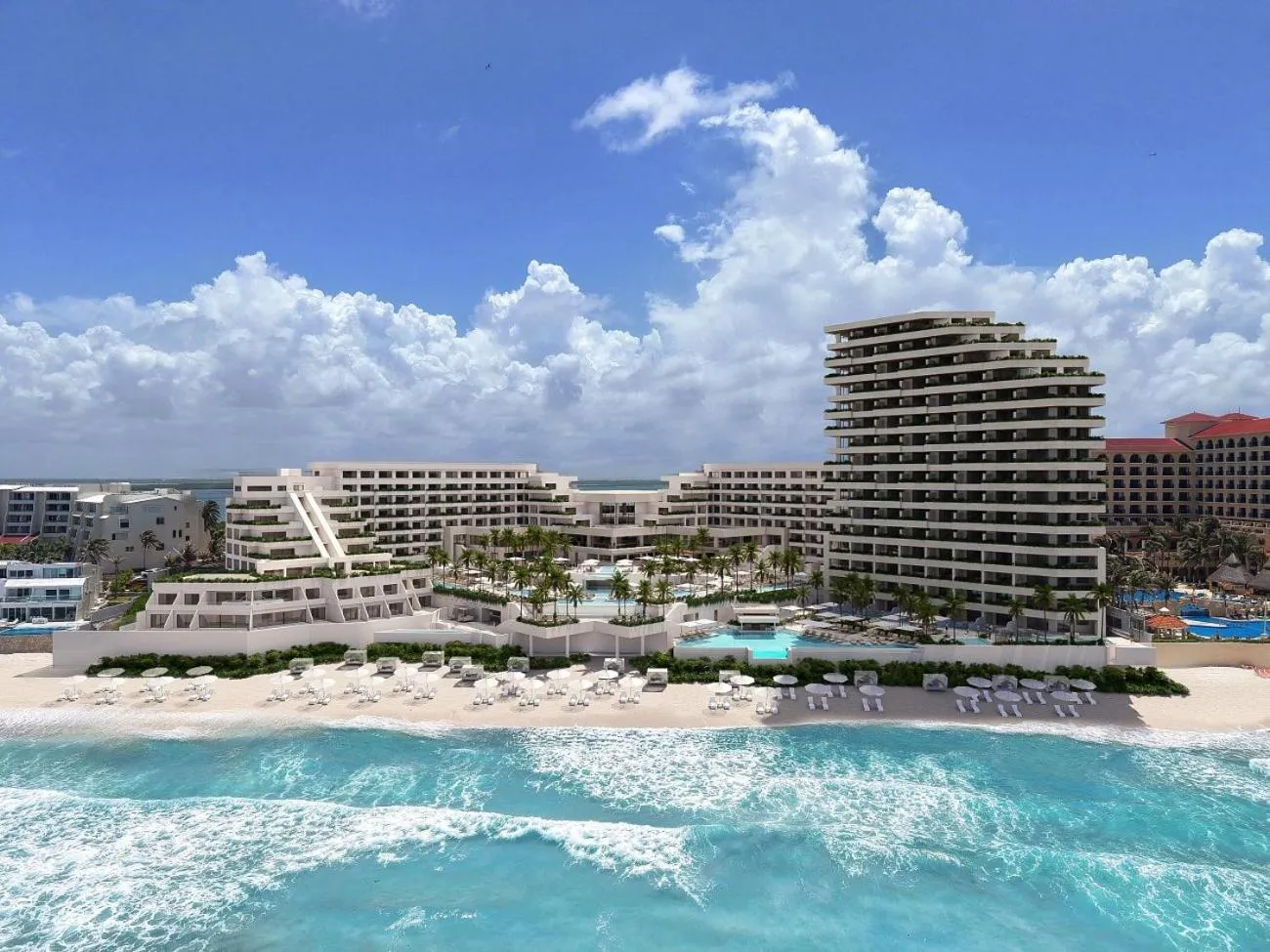 Property building in Secrets Mirabel Cancún Resort & Spa - Grand Opening!