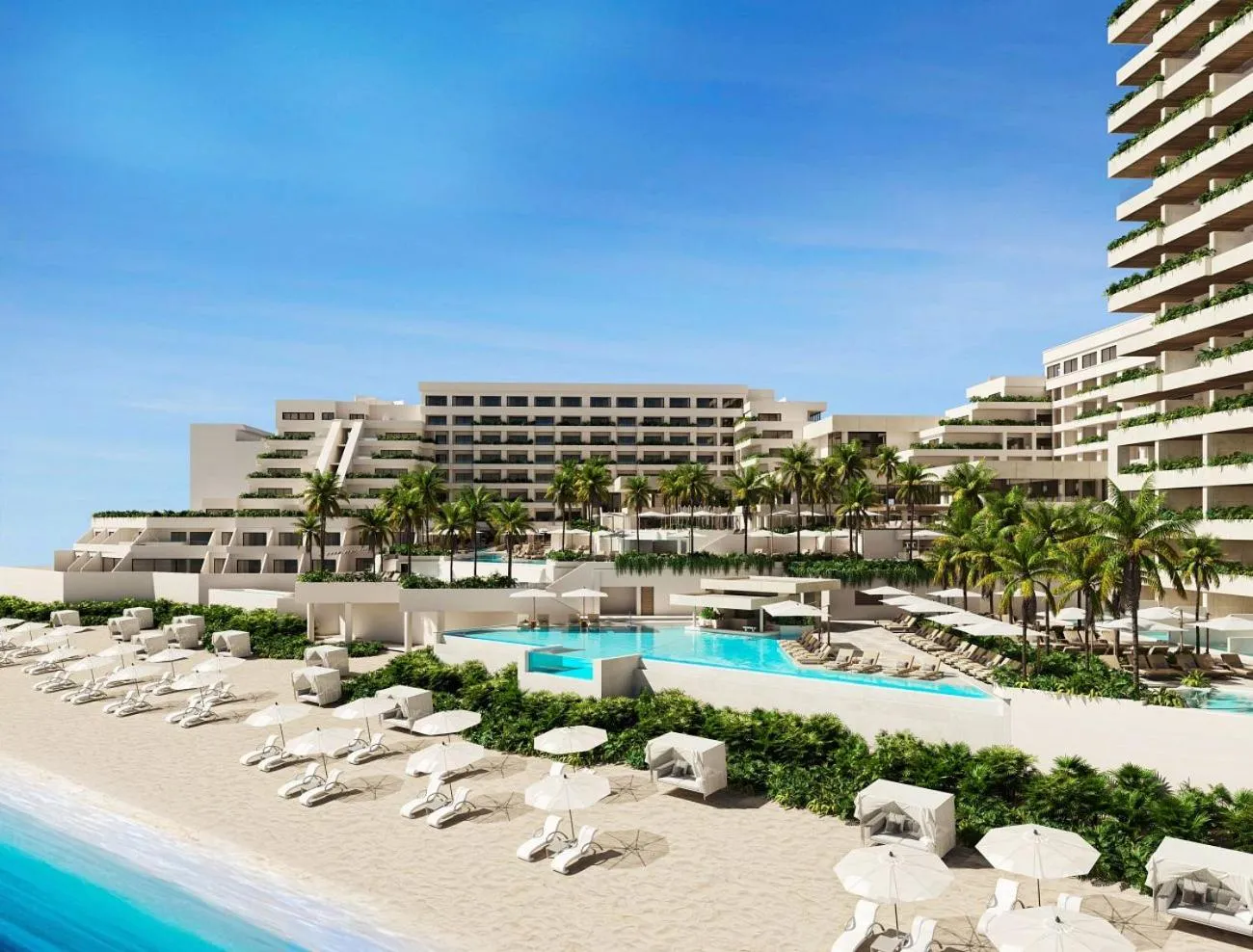 Property building in Secrets Mirabel Cancún Resort & Spa - Grand Opening!