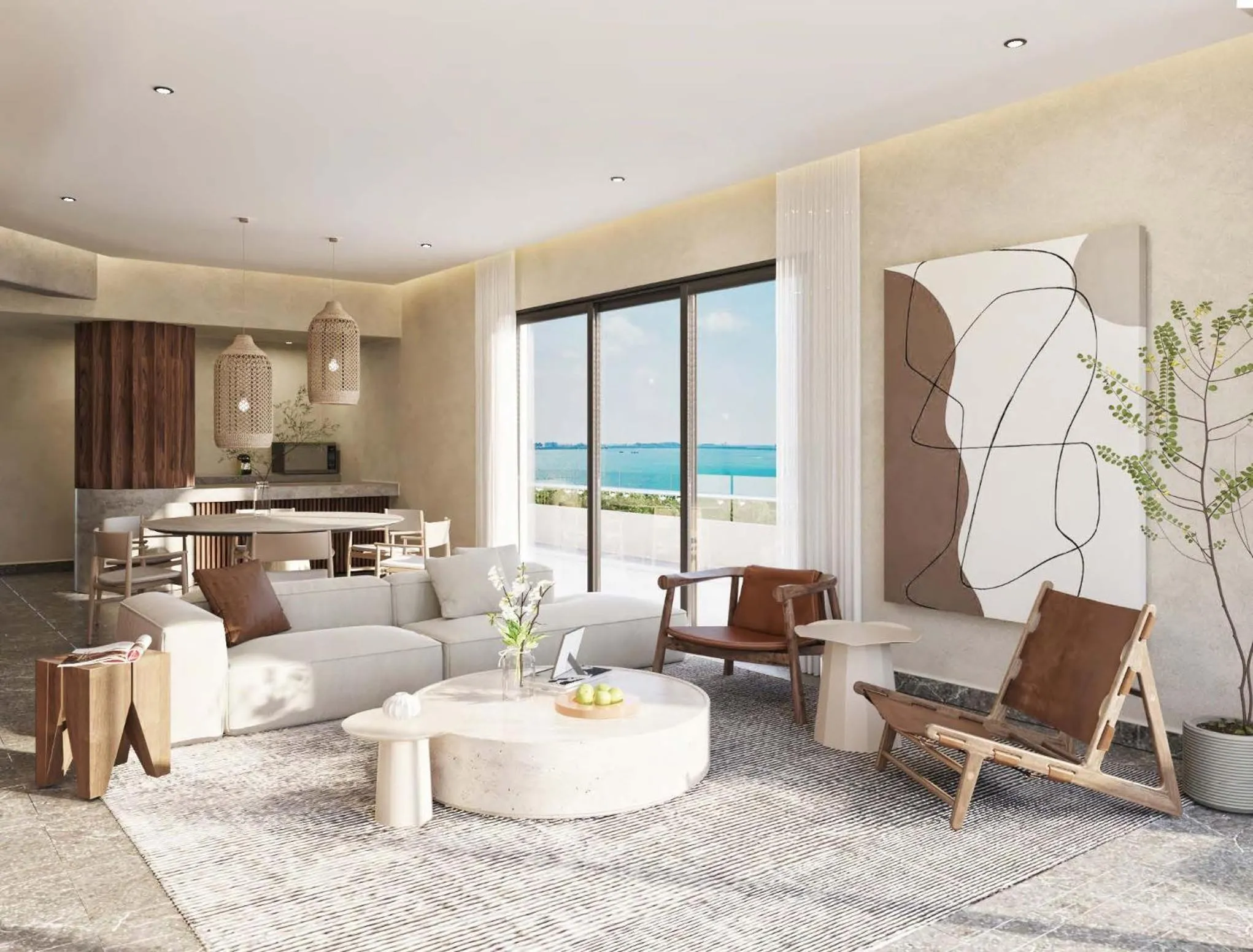 Living room in Secrets Mirabel Cancún Resort & Spa - Grand Opening!