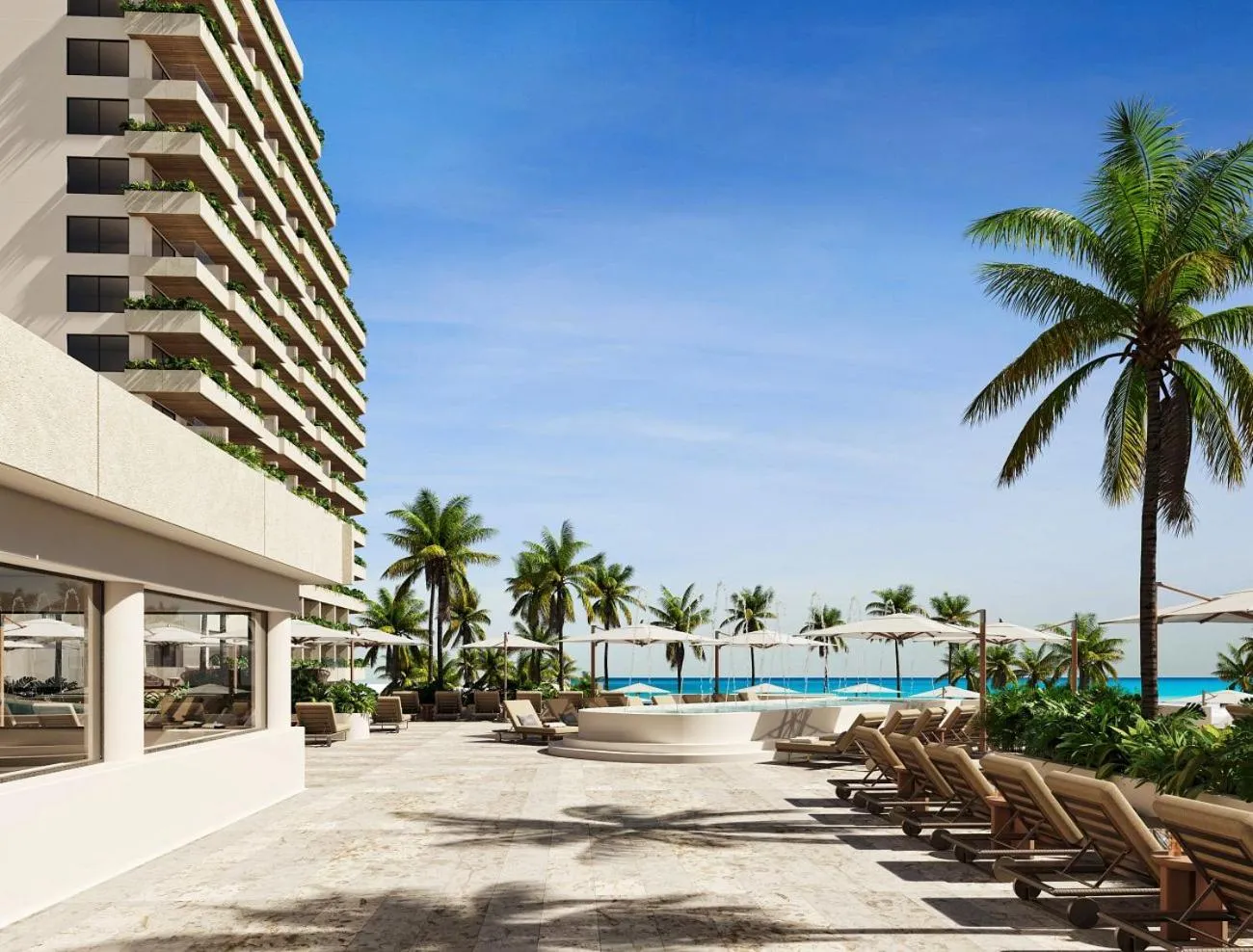 Swimming pool in Secrets Mirabel Cancún Resort & Spa - Grand Opening!