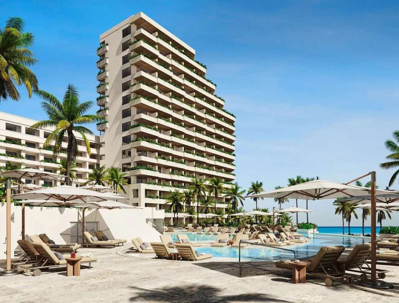 Property building in Secrets Mirabel Cancún Resort & Spa - Grand Opening! Property building in Secrets Mirabel Cancún Resort & Spa - Grand Opening!