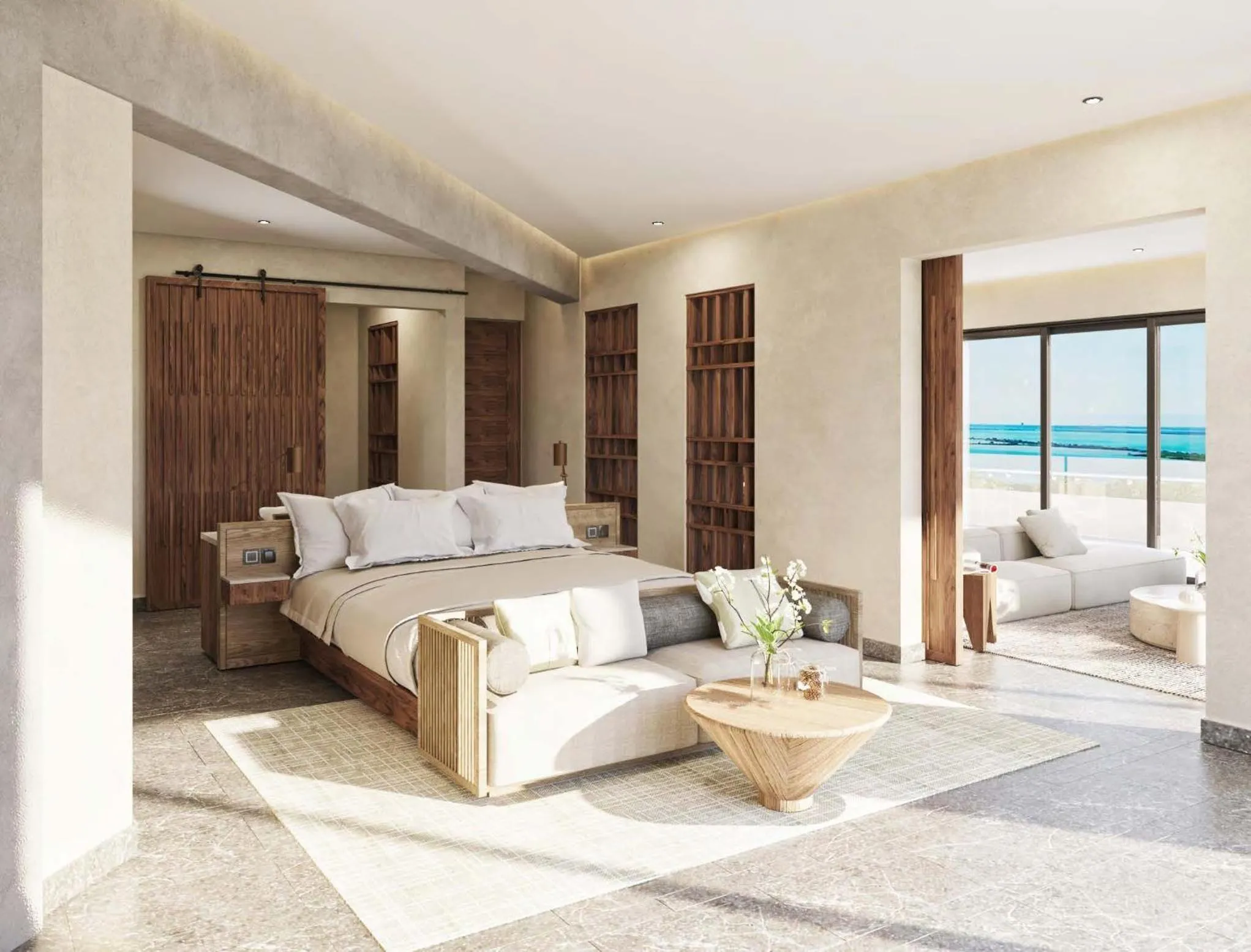 Bed in Secrets Mirabel Cancún Resort & Spa - Grand Opening!