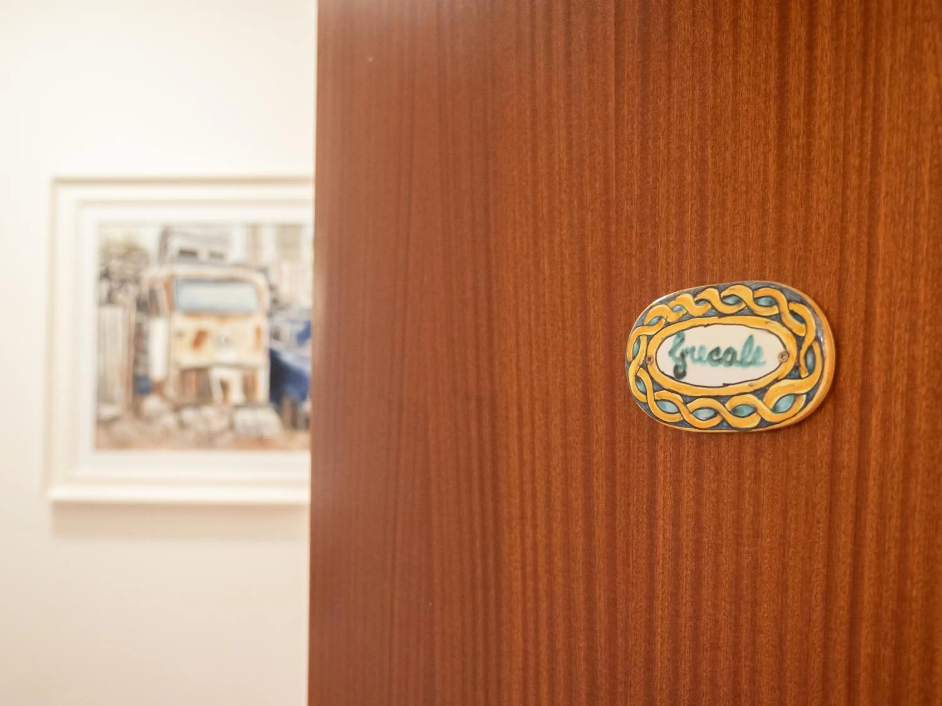 Decorative detail in Kalamarina Rooms